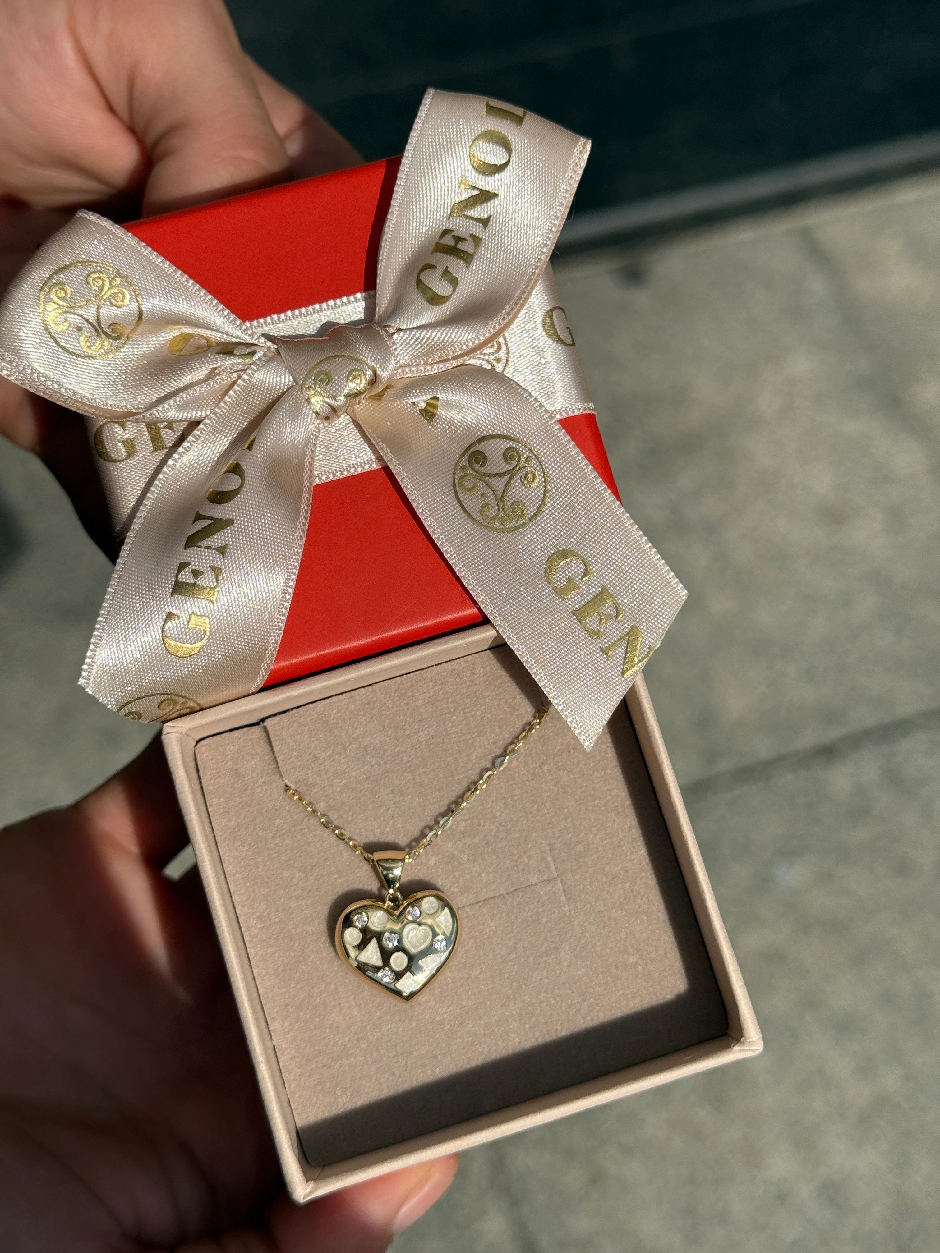 BEYAZ MİNELİ KOLYE 