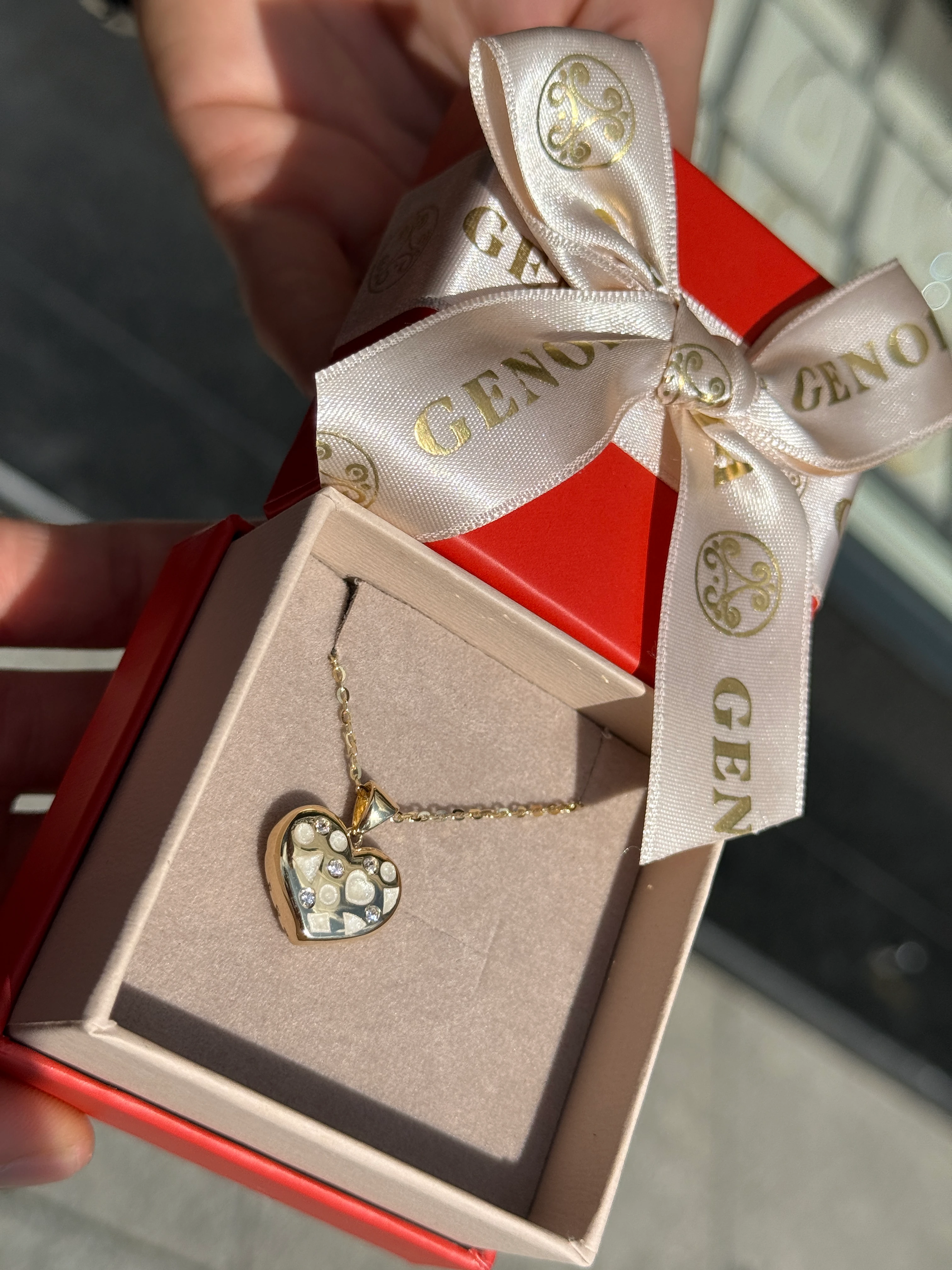 BEYAZ MİNELİ KOLYE 