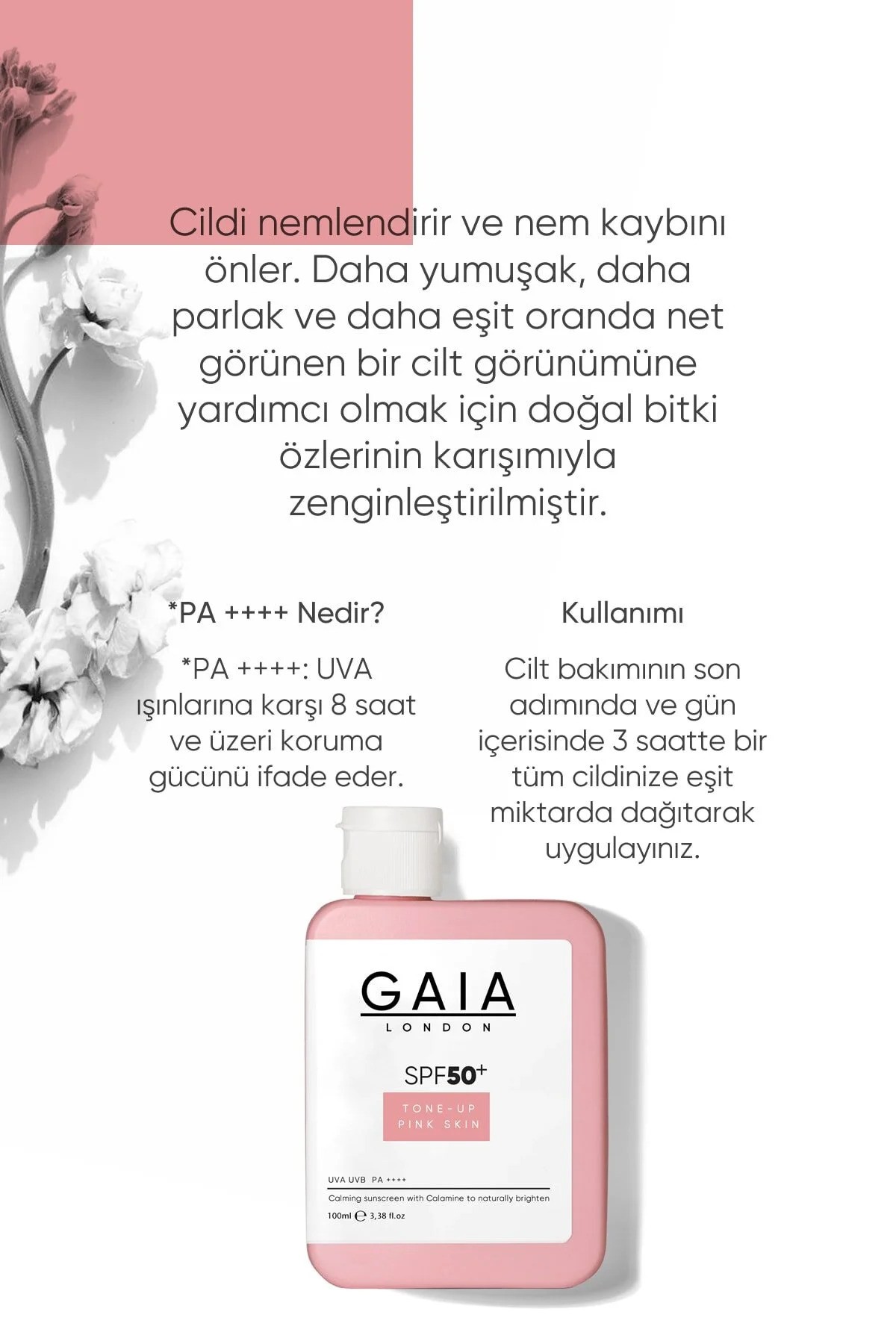 Tone Up 24 Hours Yüksek Koruma Güneş Kremi 50SPF UVA/UVB 120 ml