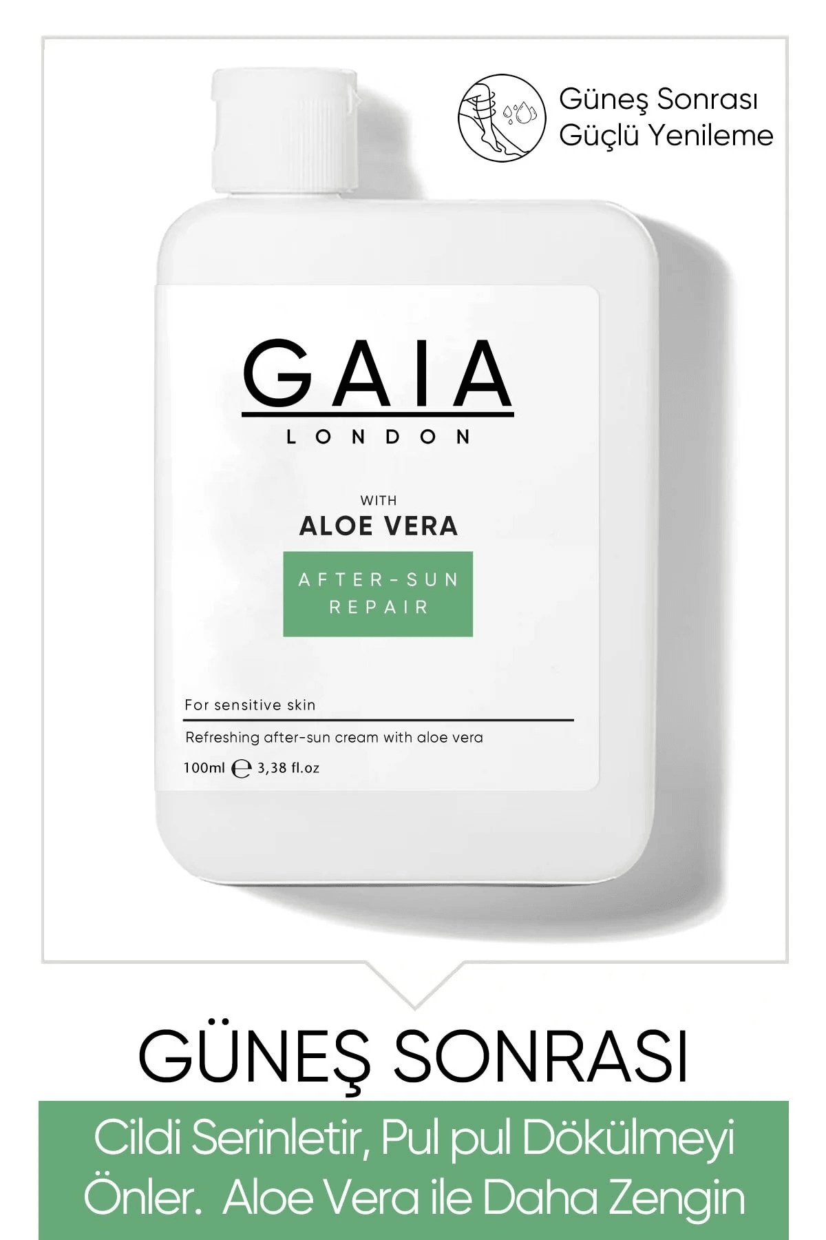 GAIA LONDON GÜNEŞ KREMİ BAKIM SETİ AİLE 3 LÜ 