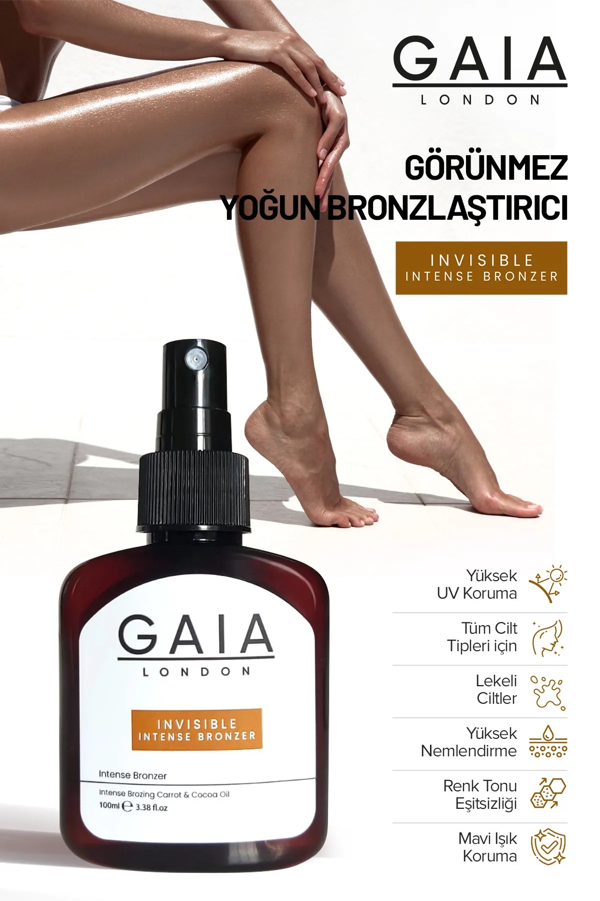 GAIA LONDON GÜNEŞ BAKIM SETİ 3 LÜ