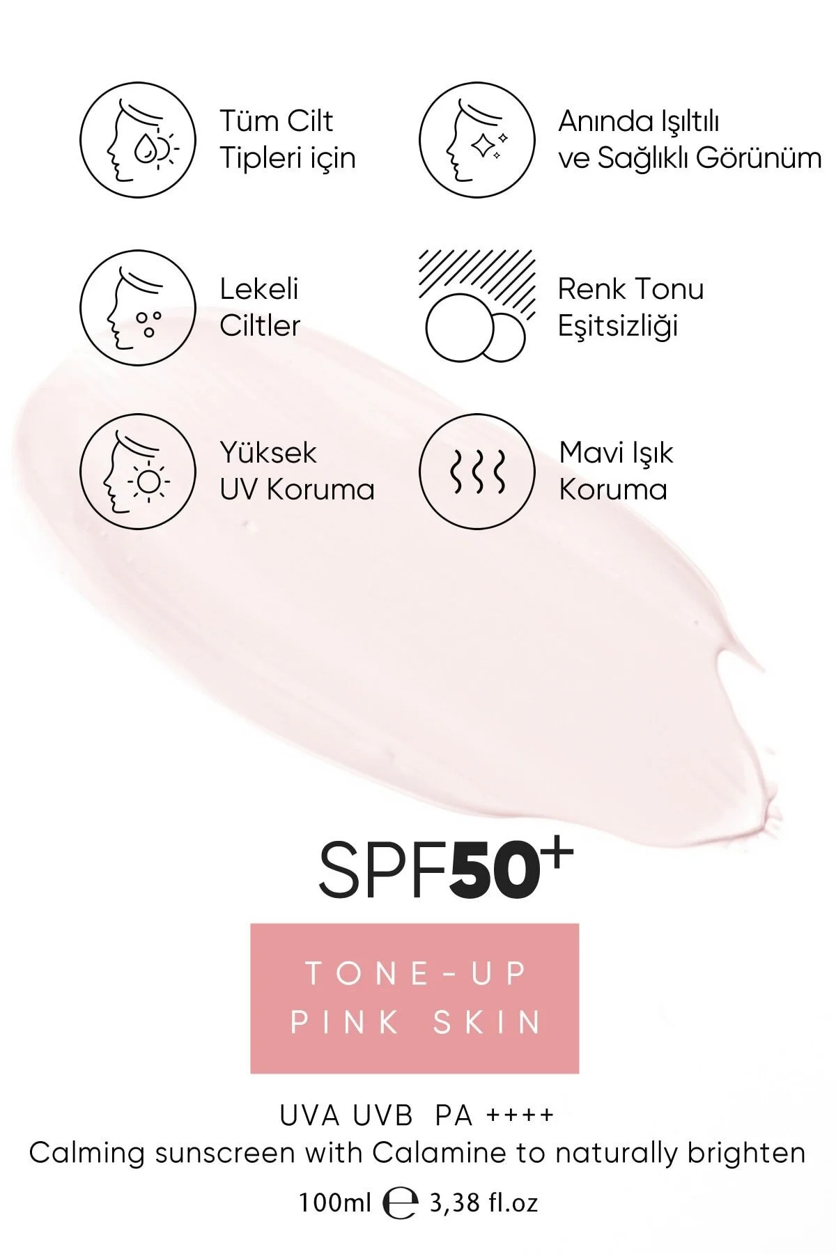 Tone Up 24 Hours Yüksek Koruma Güneş Kremi 50SPF UVA/UVB 120 ml