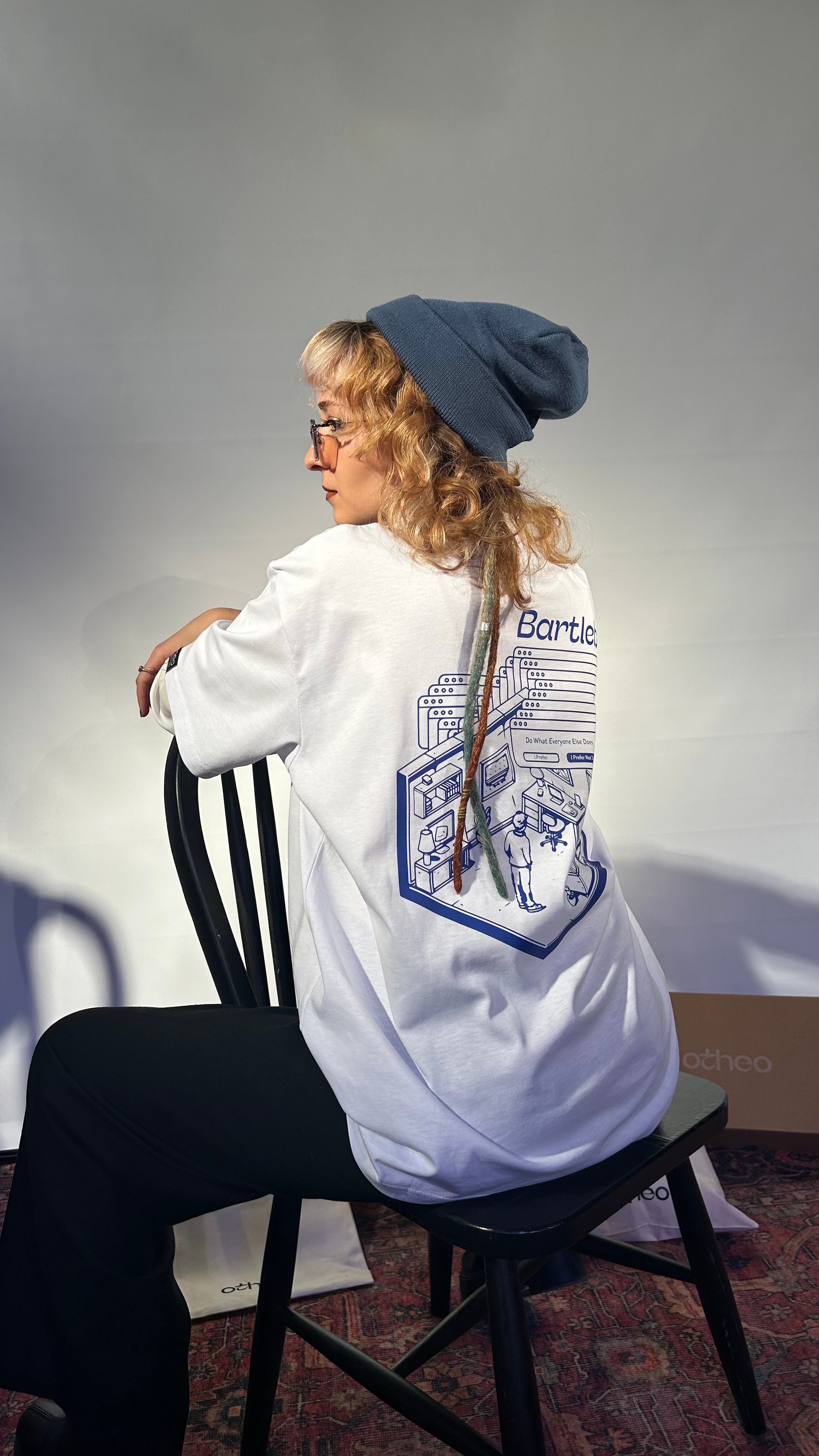 "Yapmamayı Tercih Ederim" Oversize T-Shirt Bartleby