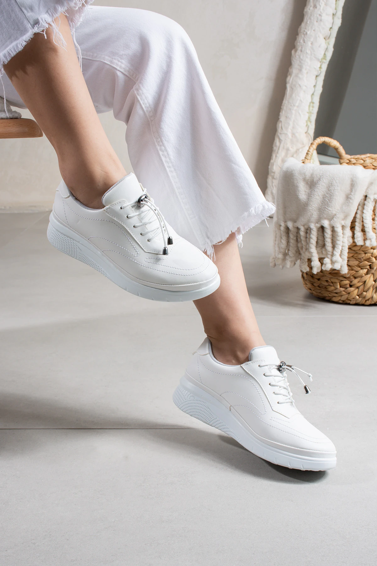 Kadın Ortopedik Günlük Ayakkabı 3428NAV