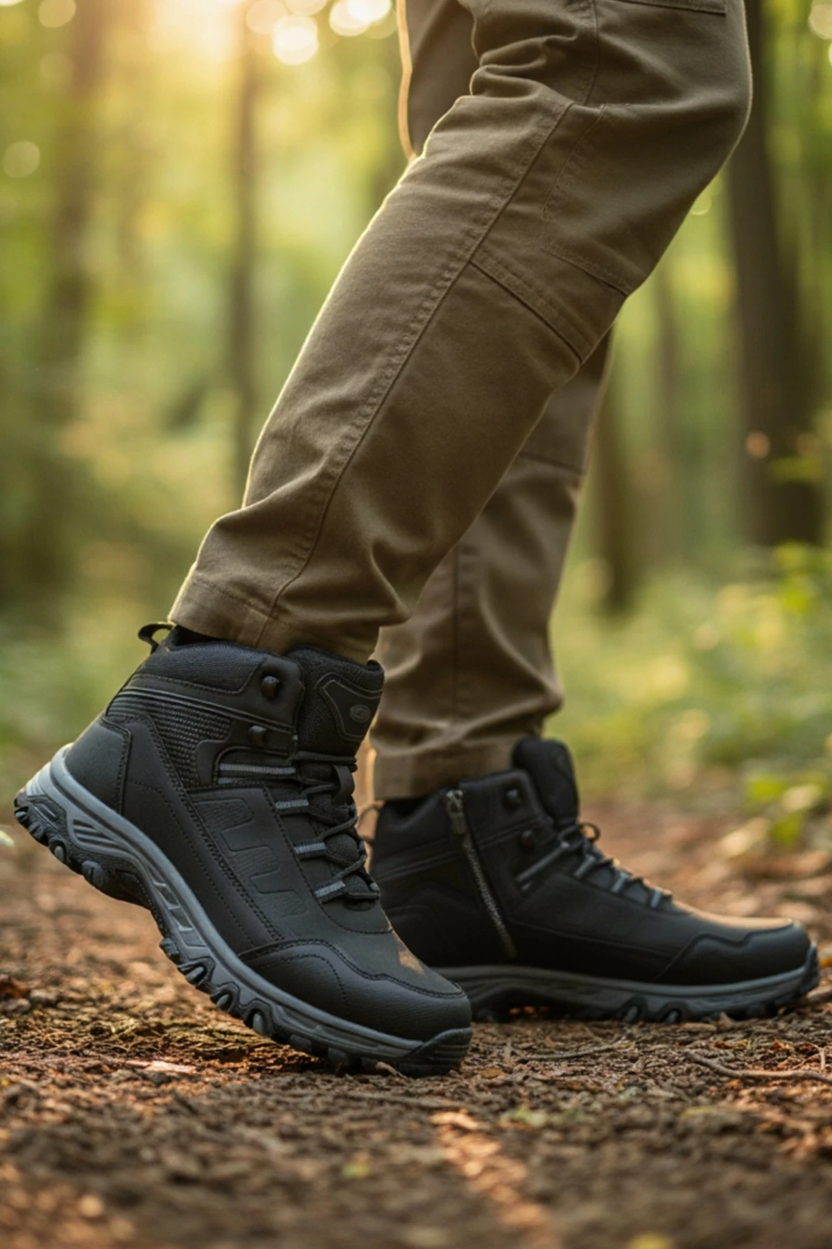 Unisex Outdoor Trekking Kışlık Uzun Bot Kaymaz Taban 888NAV
