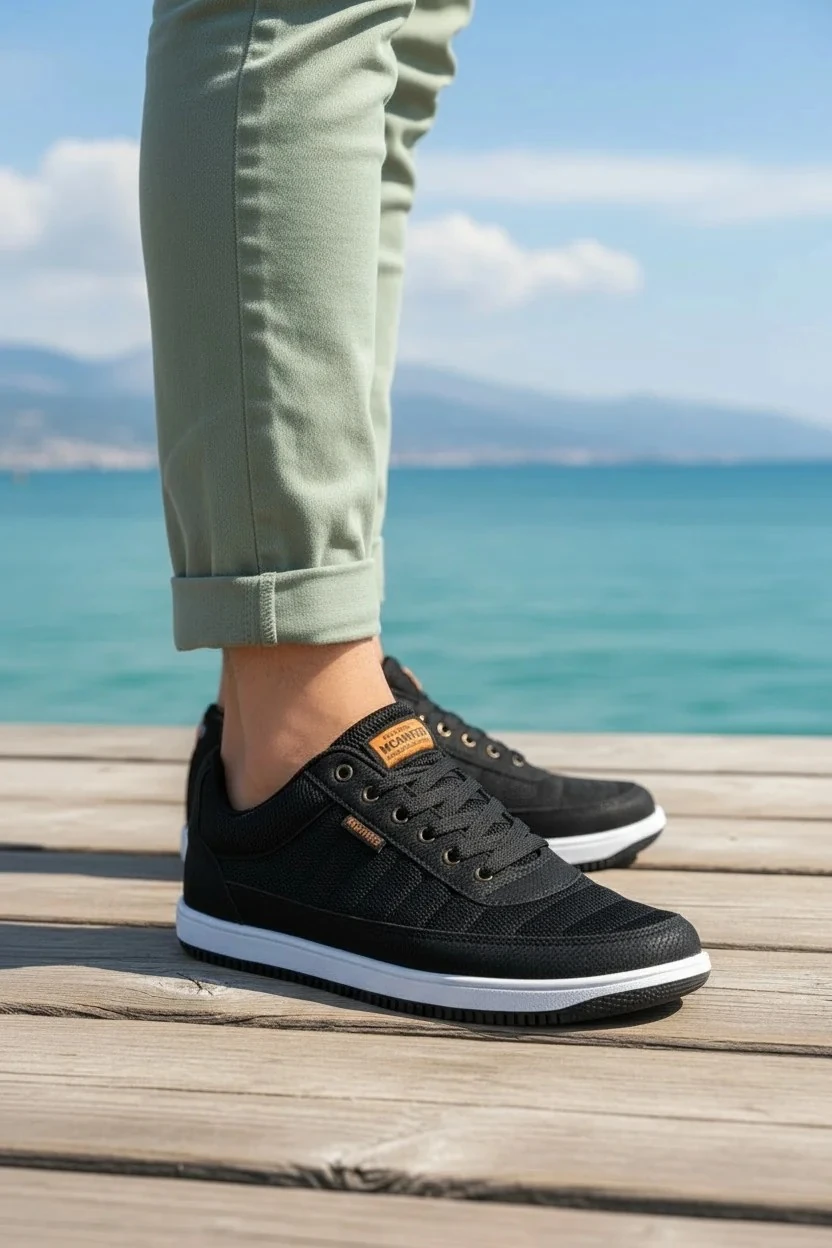 Erkek Sneaker Bağcıklı Spor Ayakkabı MK01