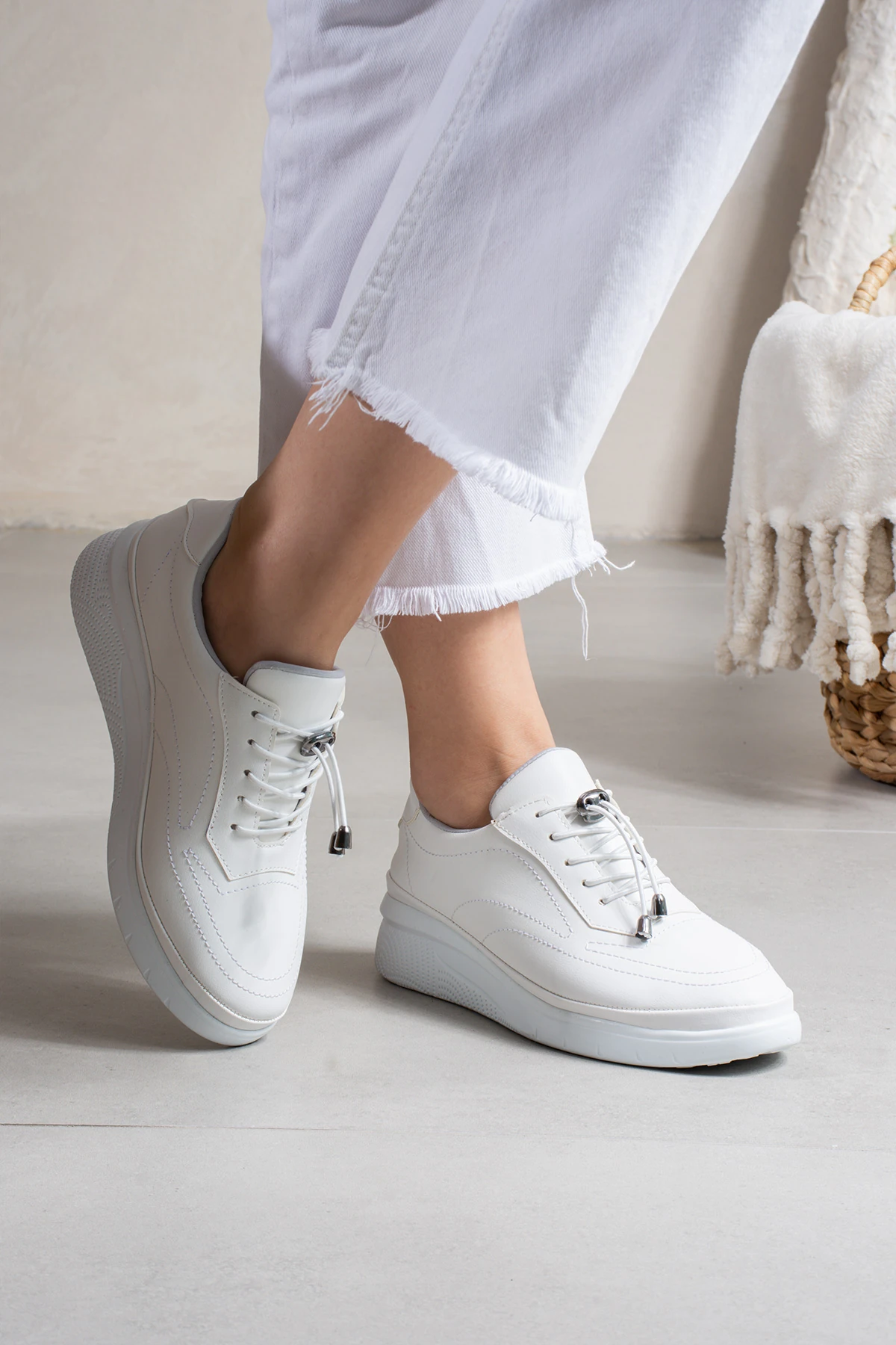 Kadın Ortopedik Günlük Ayakkabı 3428NAV