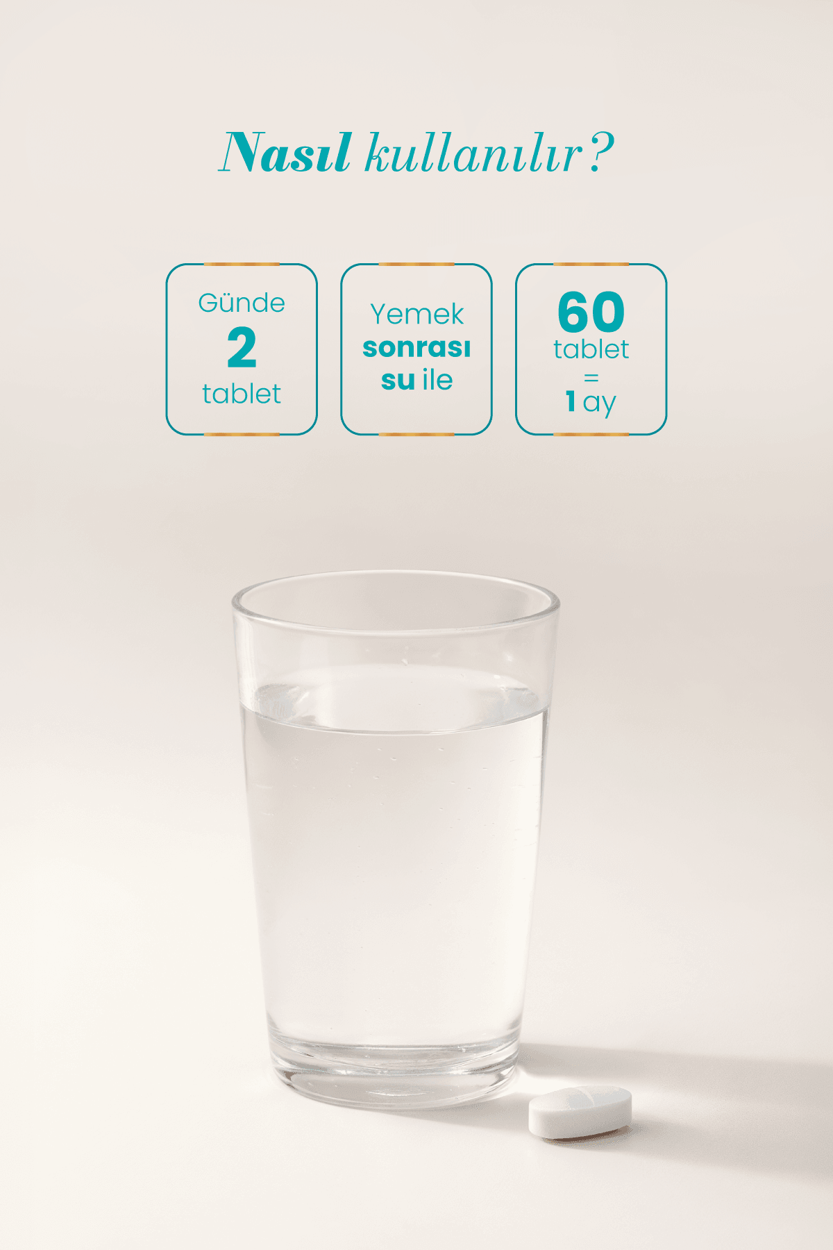 Beauty Collagen 60 Tablet Kolajen + C Vitamini + Hyaluronik Asid 