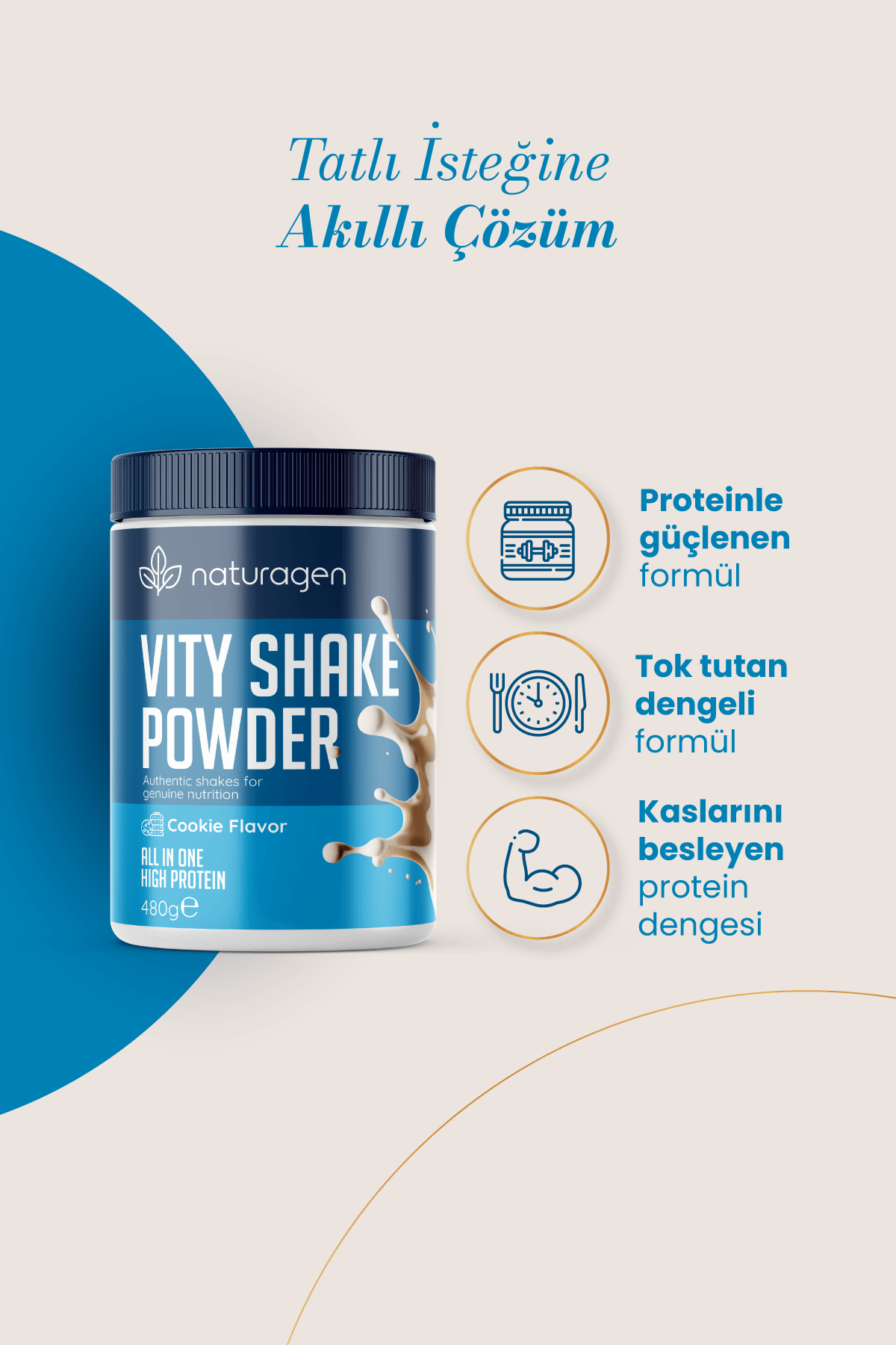 Proteinli Öğün Tozu Cookie Lovers 480 Gr