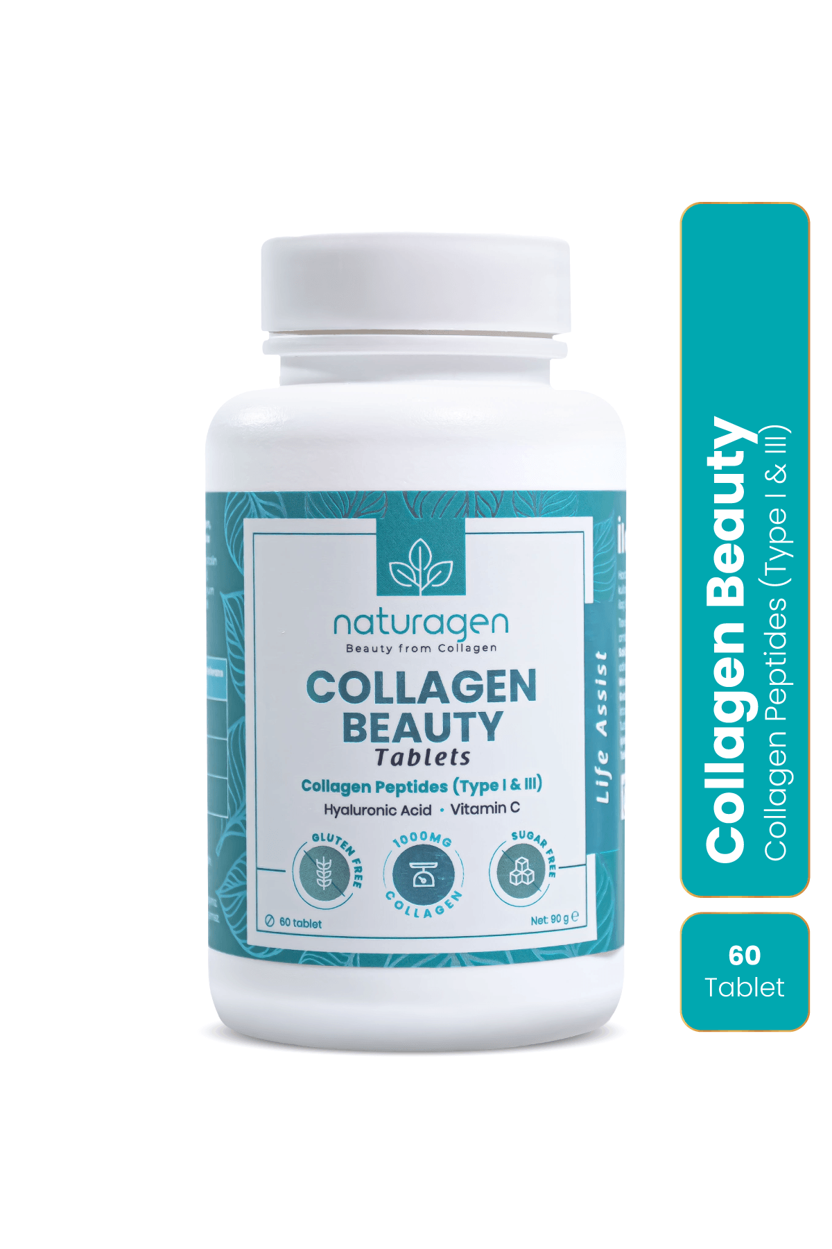 Beauty Collagen 60 Tablet Kolajen + C Vitamini + Hyaluronik Asid 