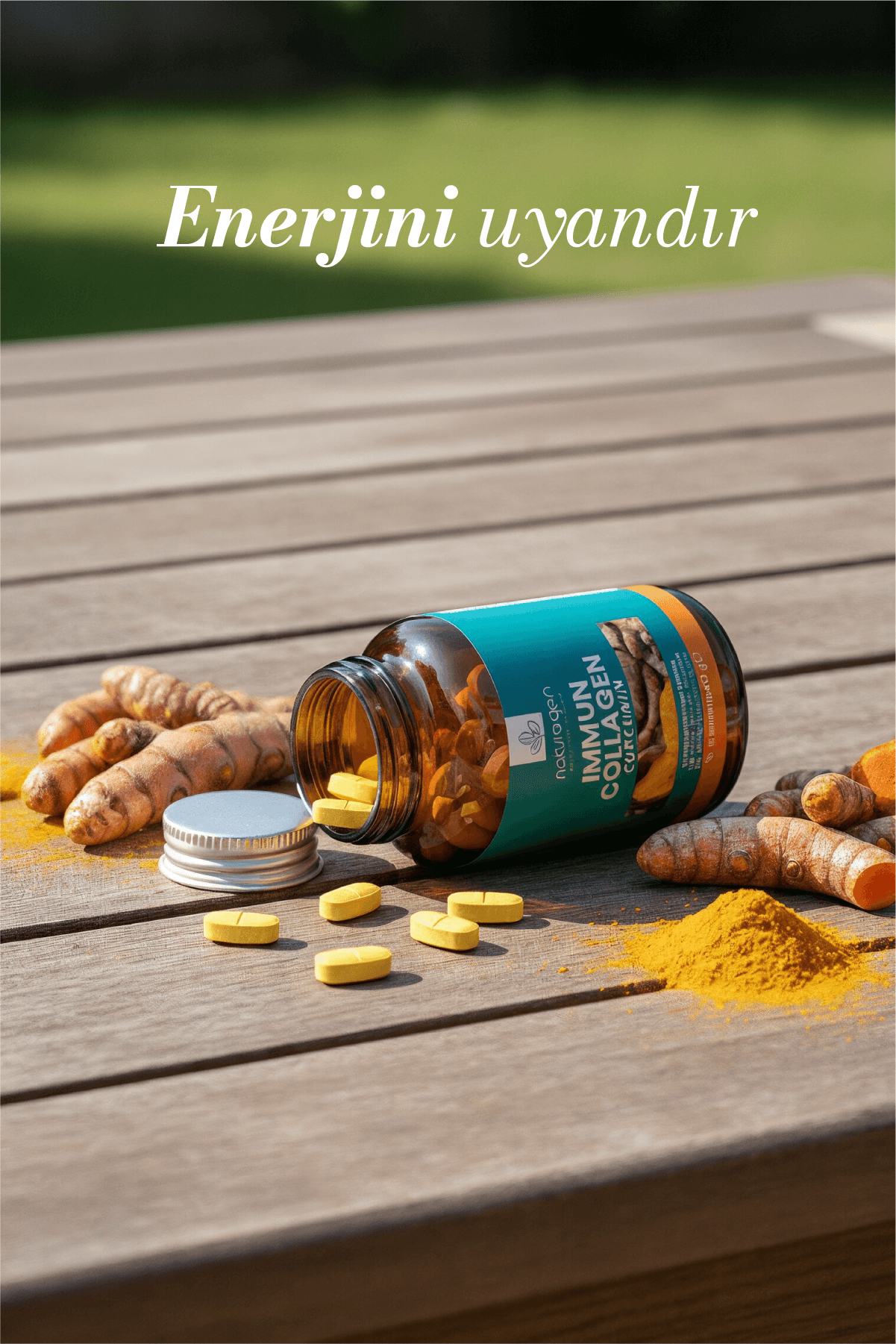 Immun Collagen Curcumin (Zerdeçal) 30 Tablet Kolajen