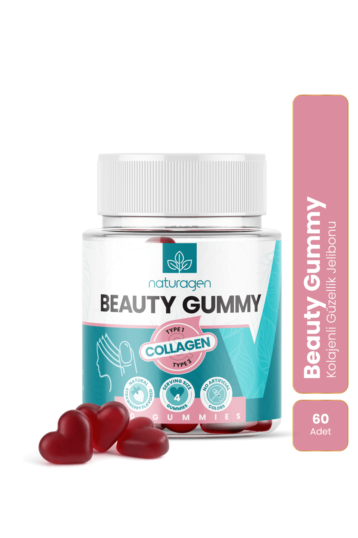 Gummy 60 Adet Tip 1-3 Kolajen Jelibon Form