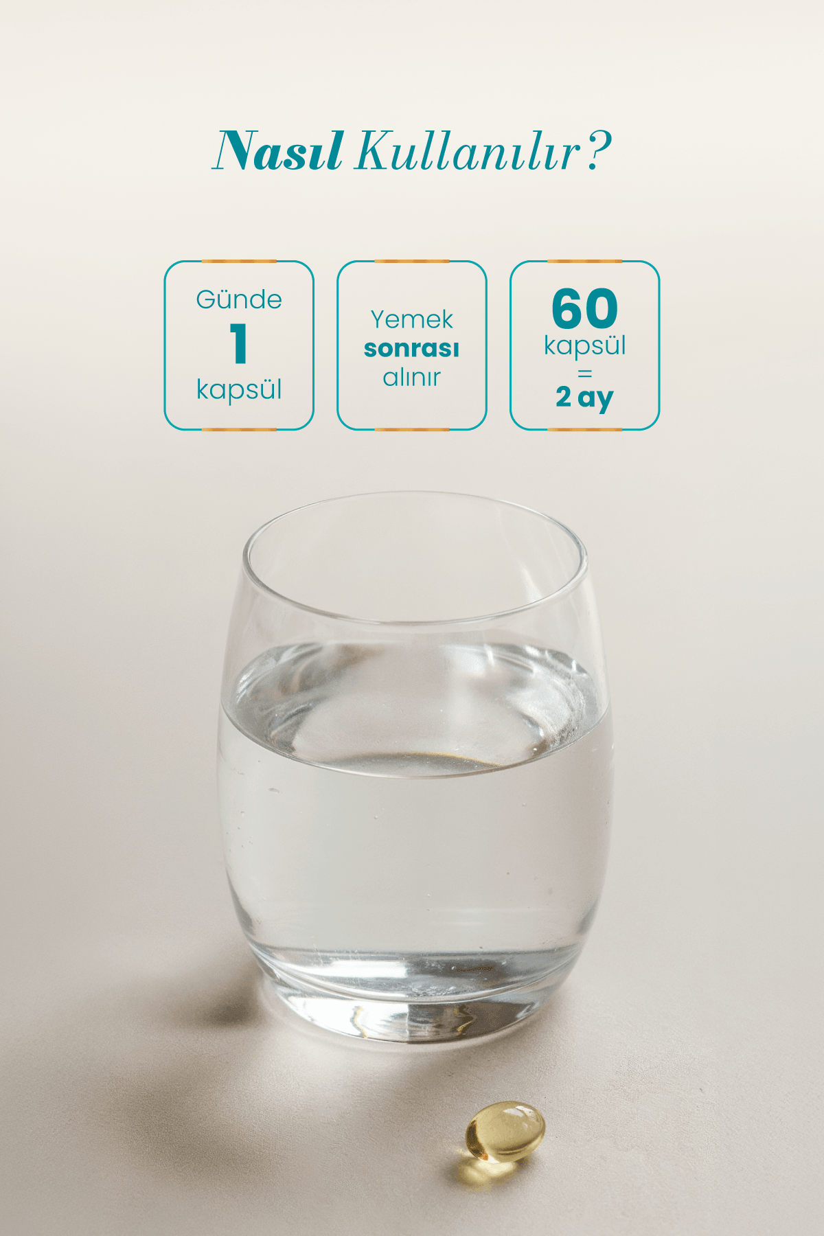 Vitamin D3 + K2 1000 IU 60 Kapsül