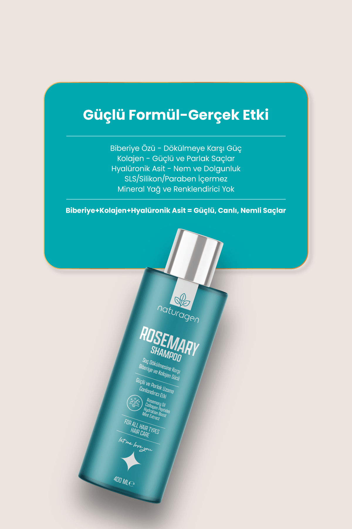 Rosemary Dökülme Karşıtı Yoğun Bakım Şampuanı 400ml