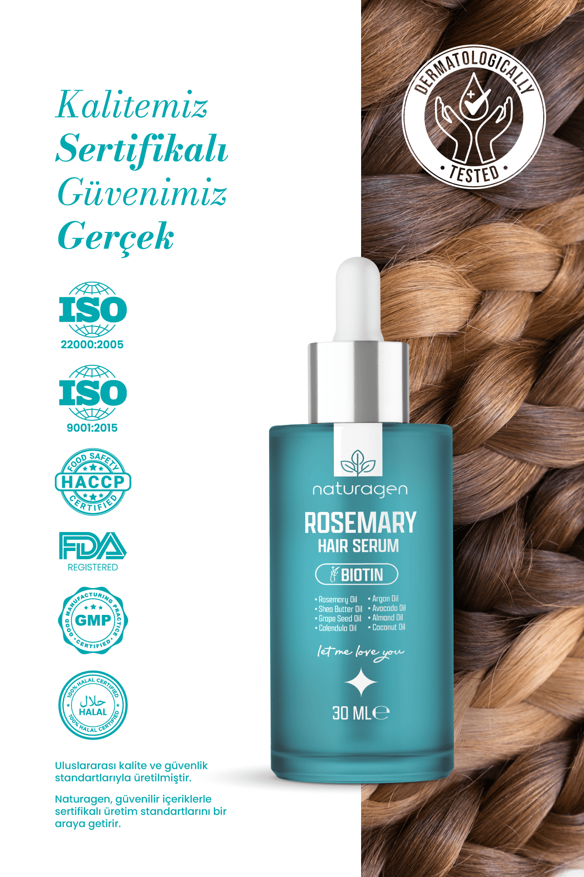 Rosemary Hair Serum Biberiye Yağı 30ml