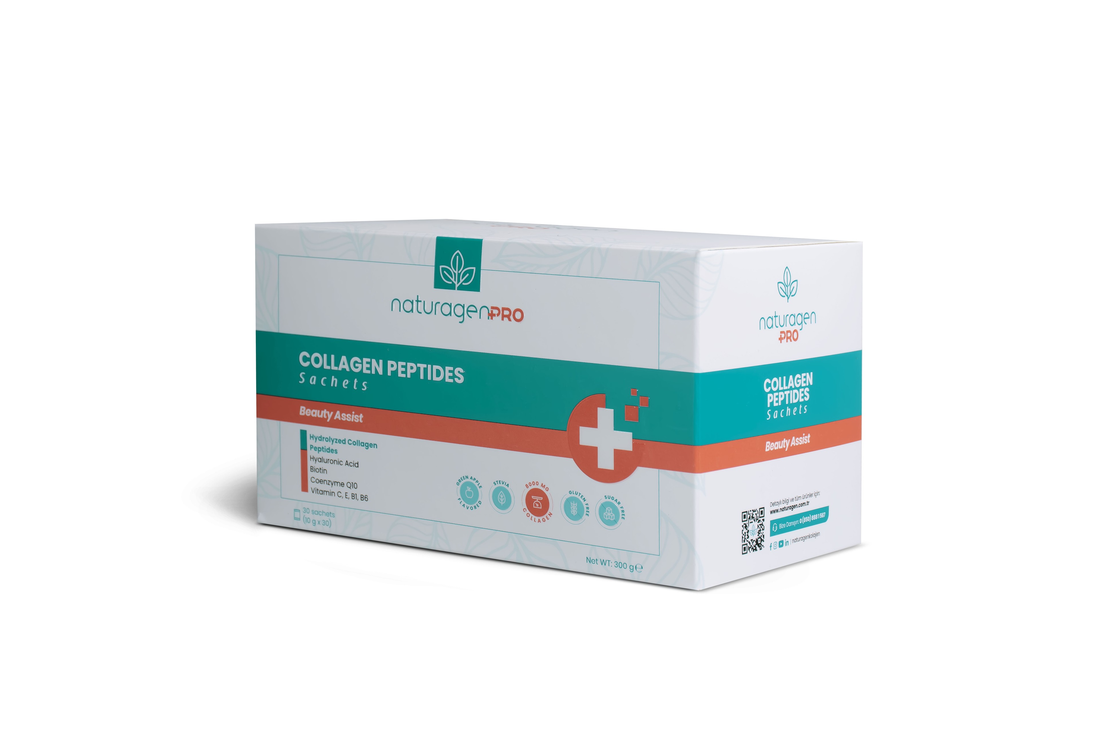 Pro Beauty Collagen 30'lu Saşe Biotinli Yeşil Elma Aromalı Kolajen