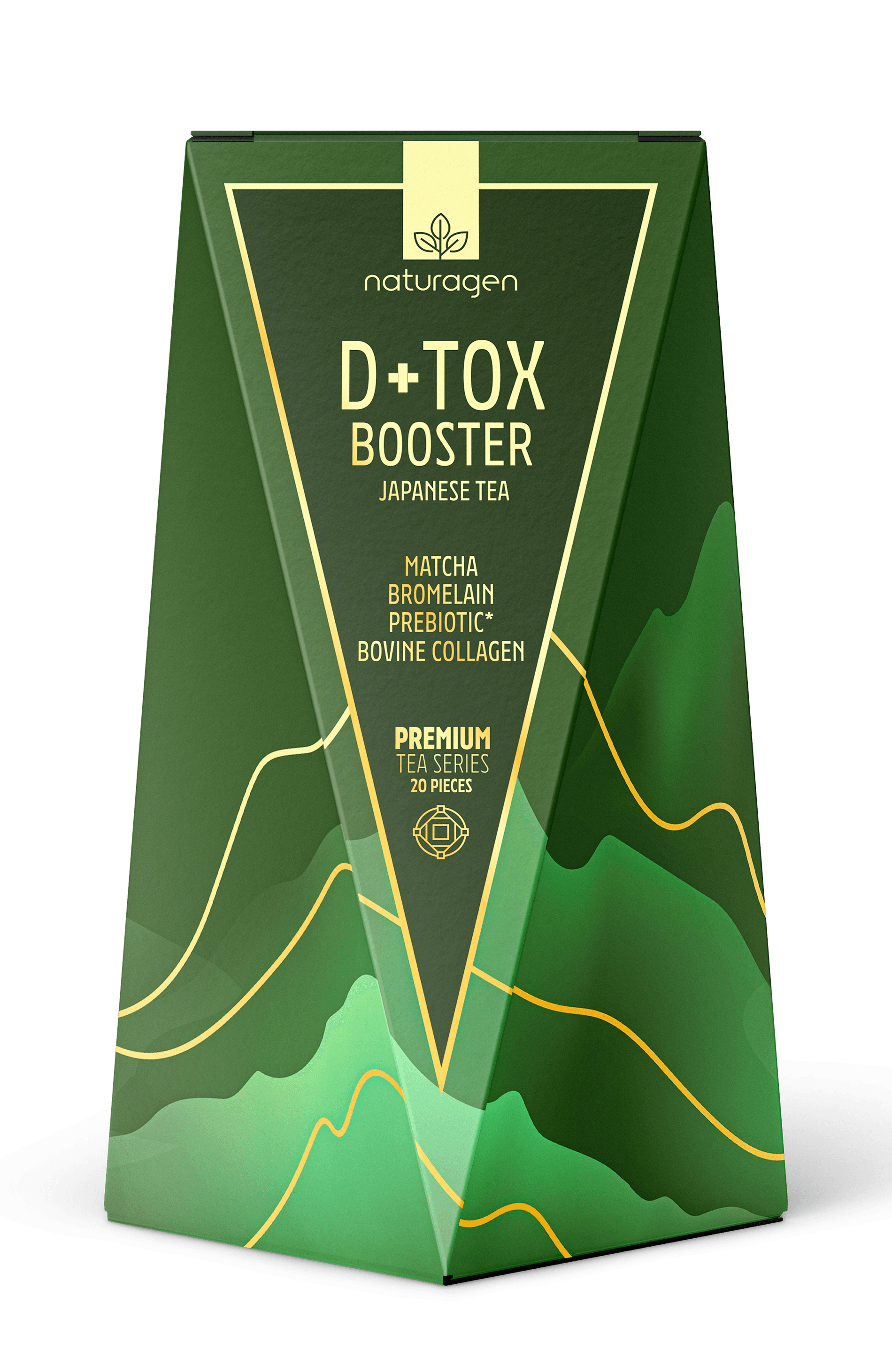 Detox Booster Matcha Tea Bromelainli Kolajenli Matcha Çayı
