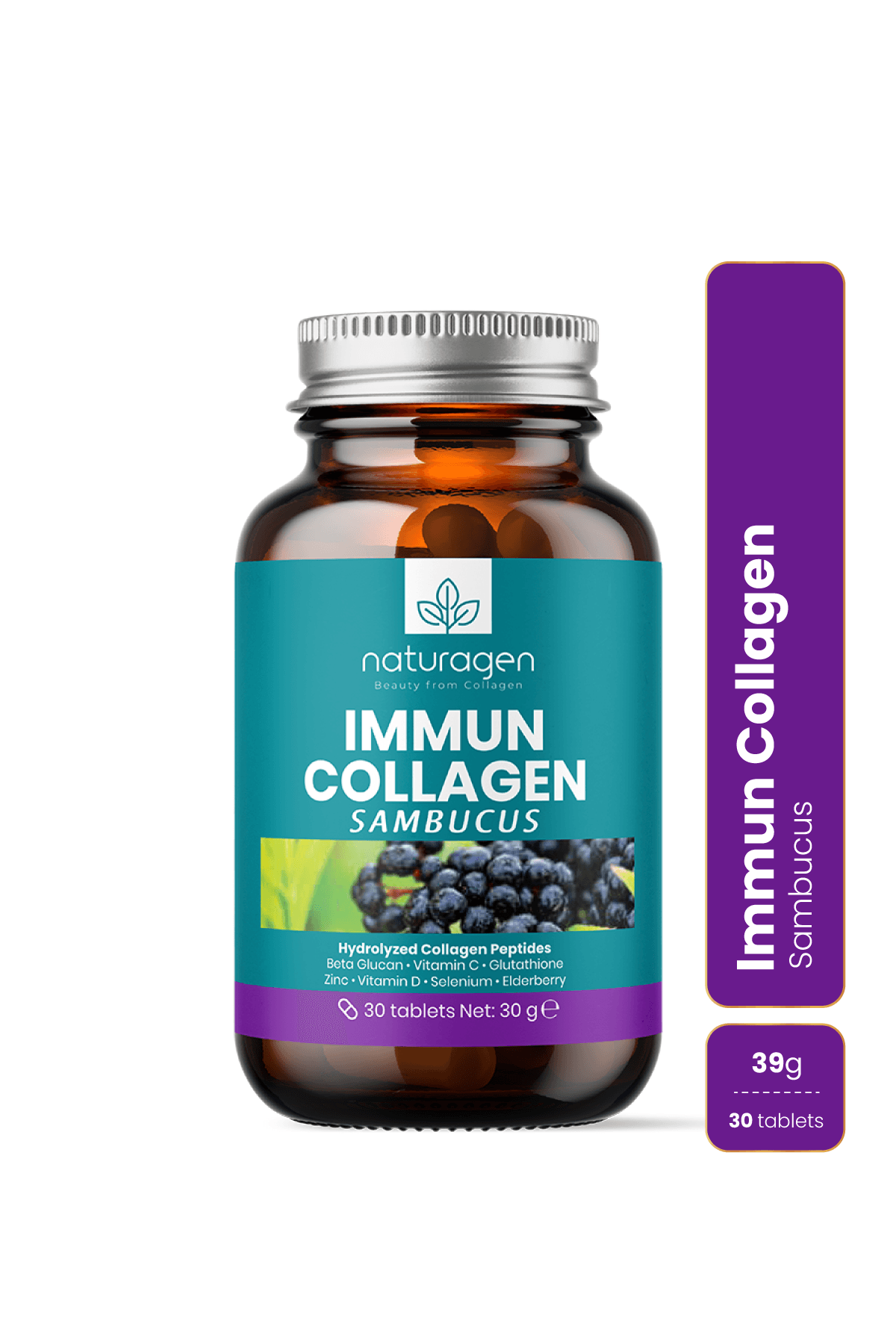 Immun Collagen Sambucus (Karamürver) 30 Tablet Kolajen