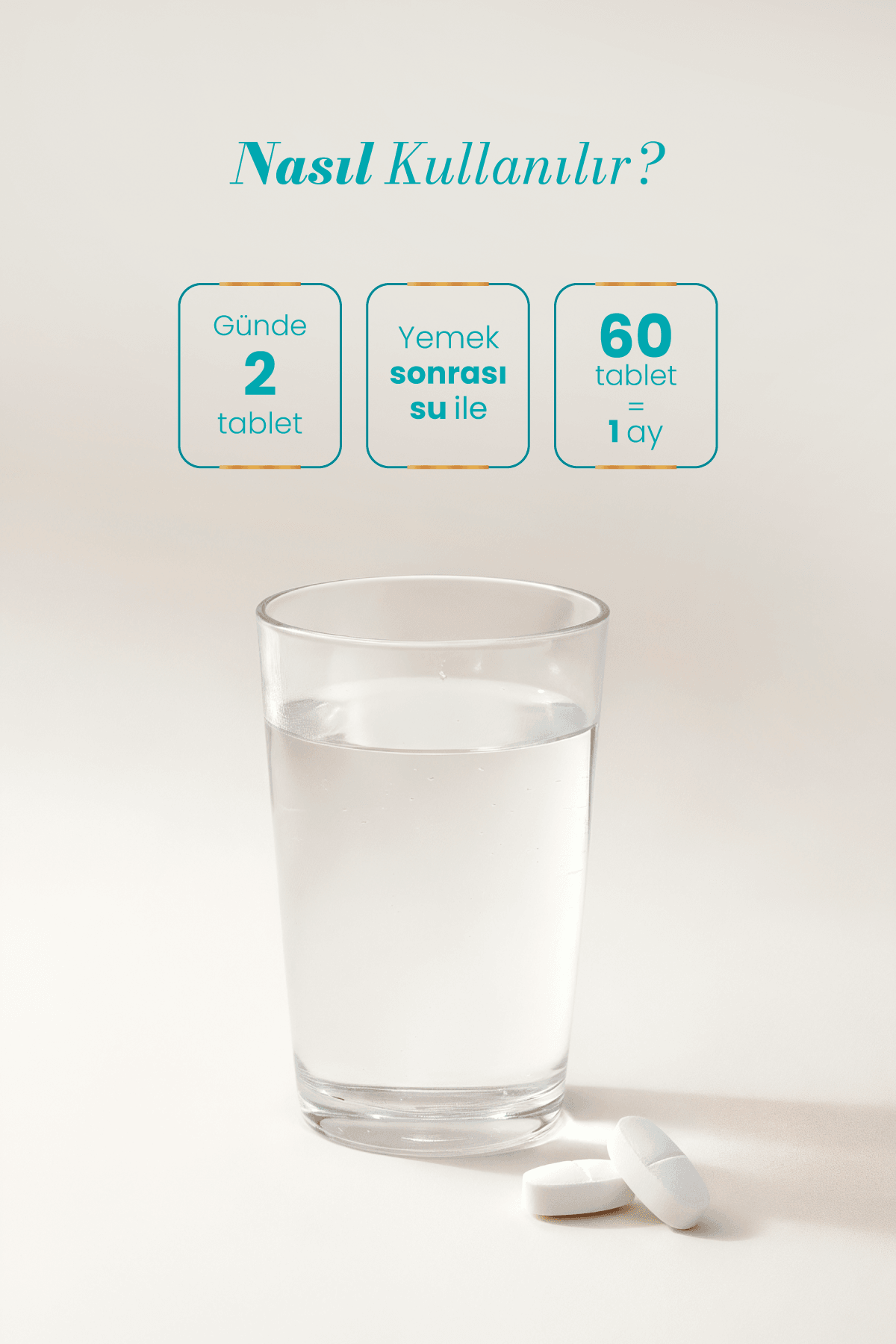 Beauty Collagen 60 Tablet Kolajen + C Vitamini + Hyaluronik Asid 