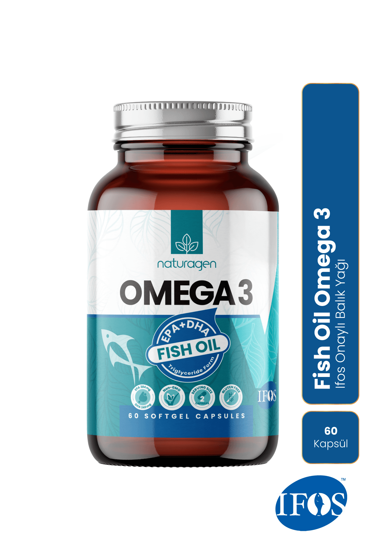 Omega 3 Fish Oil 1200 Mg 60 Kapsül Balık Yağı