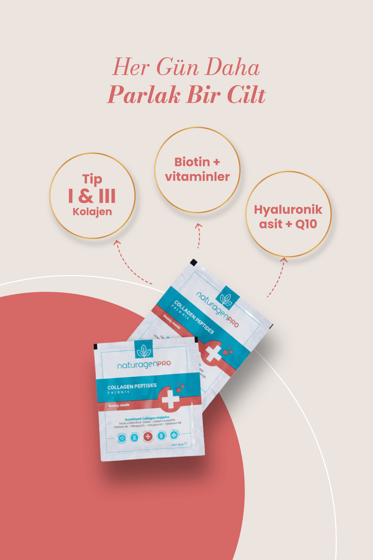Pro Beauty Collagen 30'lu Saşe Biotinli Yeşil Elma Aromalı Kolajen