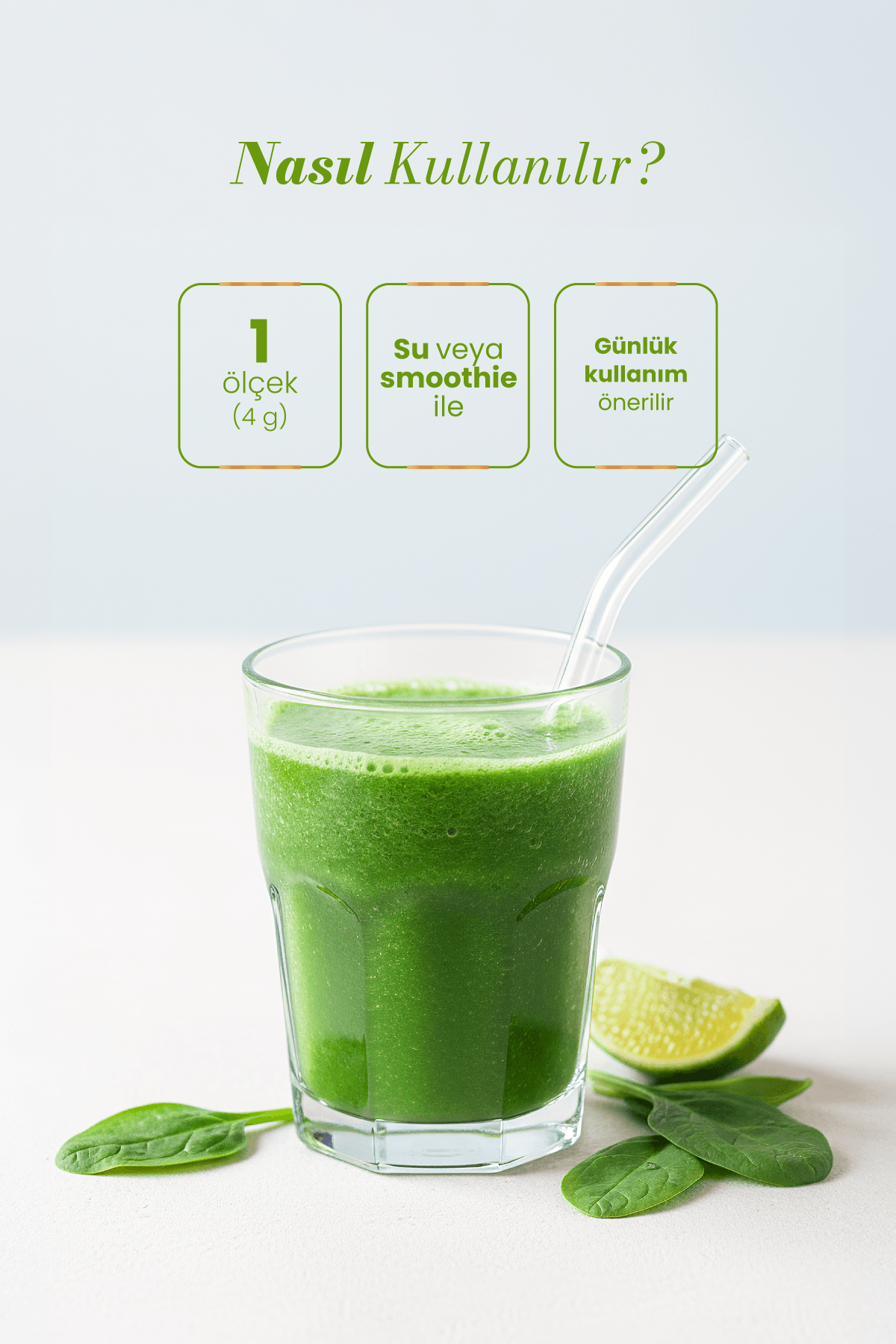 Detoks Powder Vegan Yeşil Sebze Detoks Tozu 120 Gr