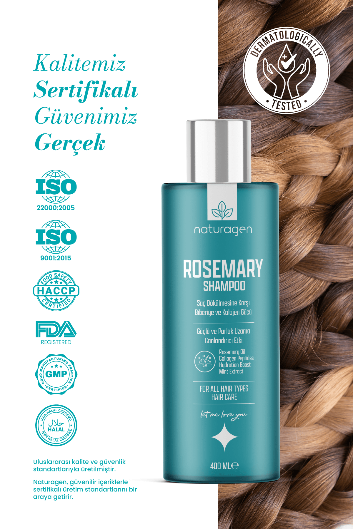 Rosemary Dökülme Karşıtı Yoğun Bakım Şampuanı 400ml