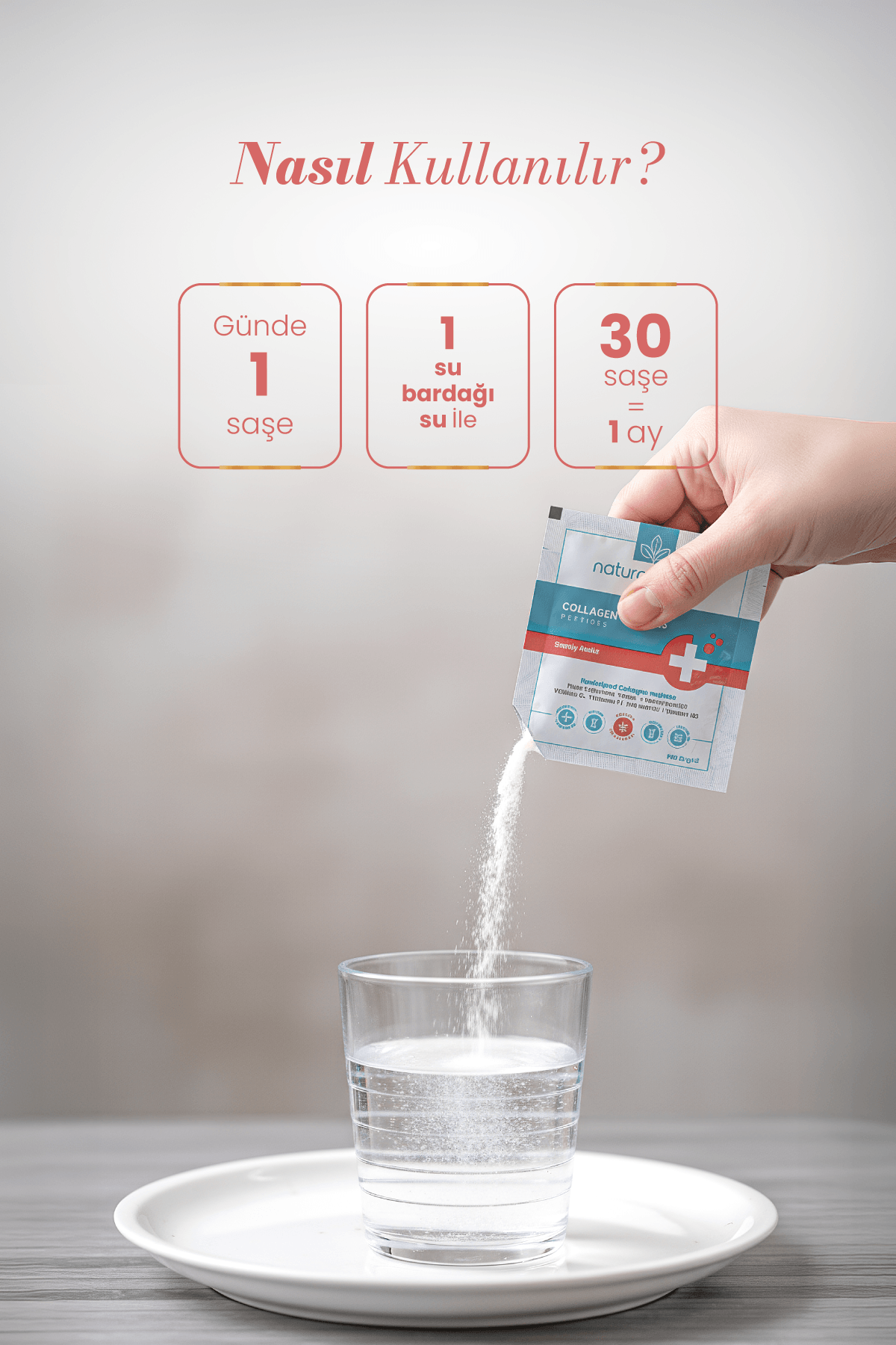 Pro Beauty Collagen 30'lu Saşe Biotinli Yeşil Elma Aromalı Kolajen