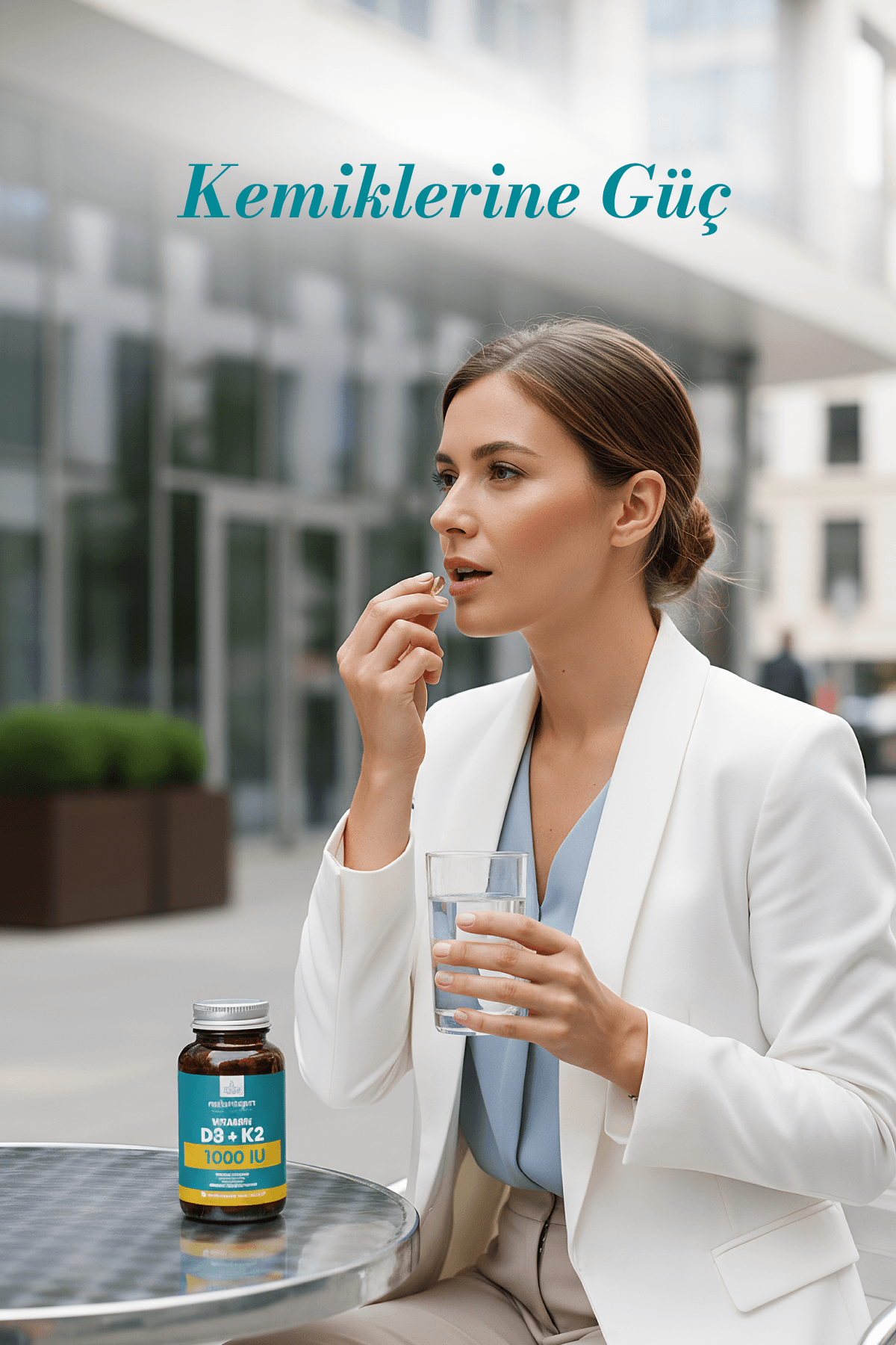 Vitamin D3 + K2 1000 IU 60 Kapsül