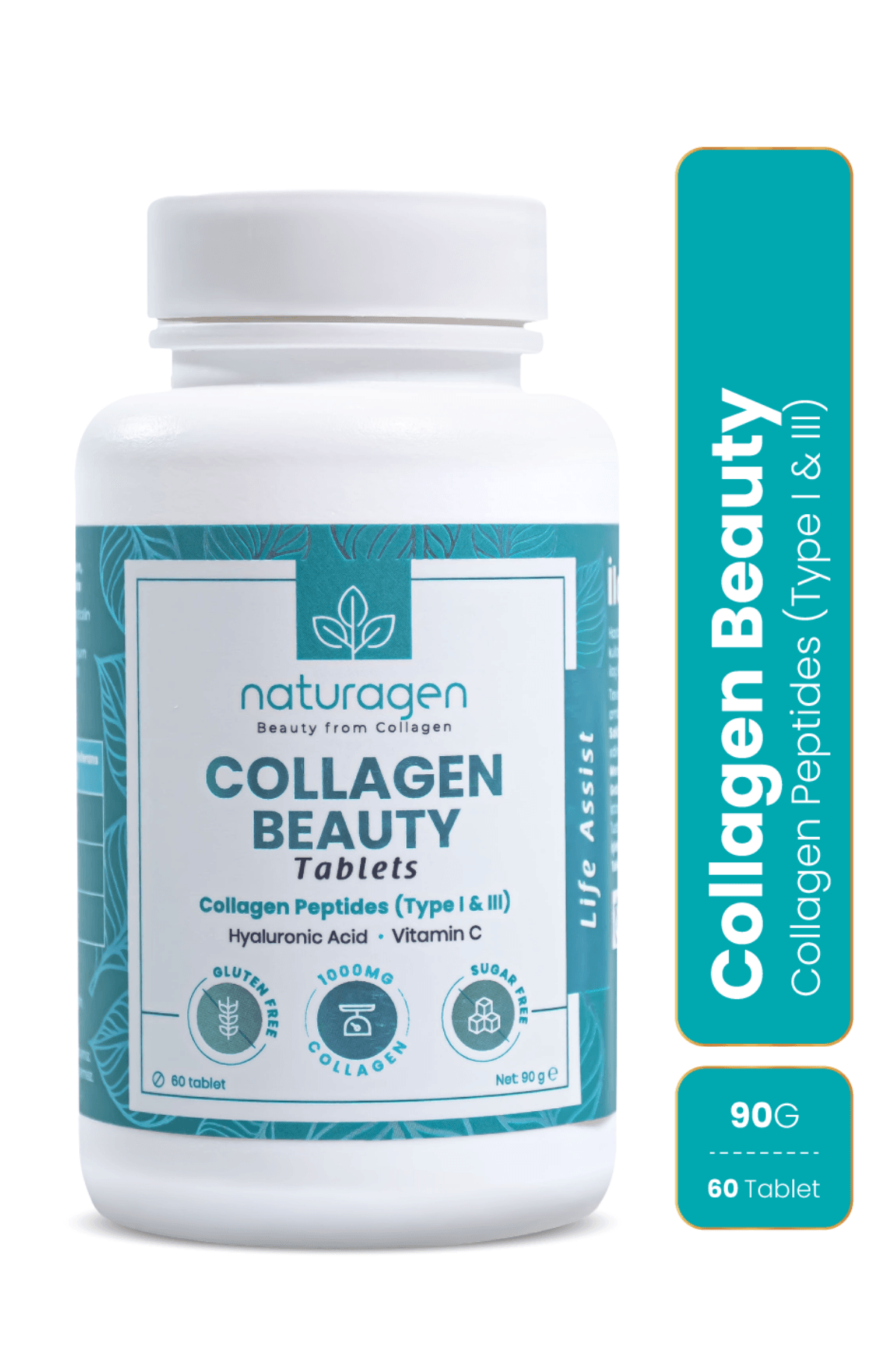 Beauty Collagen 60 Tablet Kolajen + C Vitamini + Hyaluronik Asid 