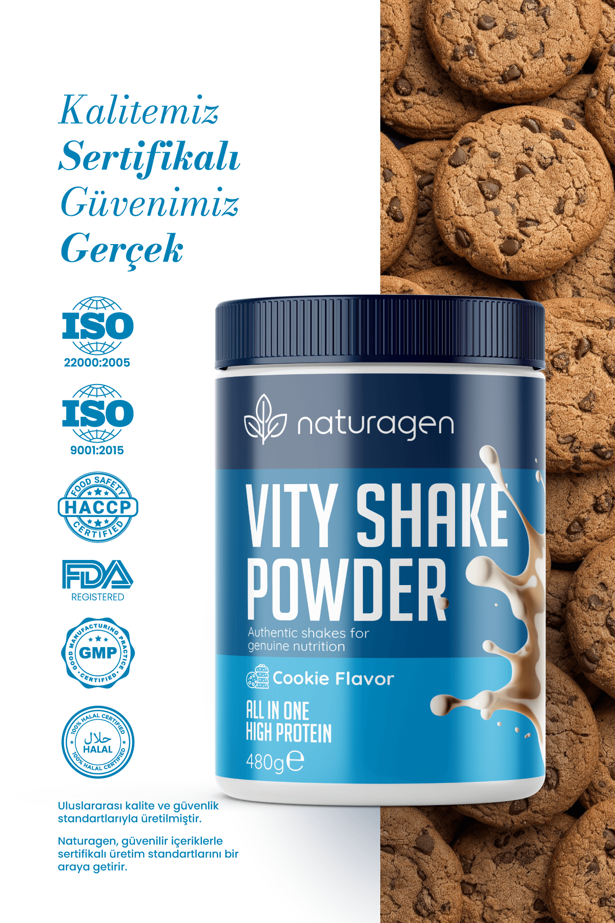 Proteinli Öğün Tozu Cookie Lovers 480 Gr