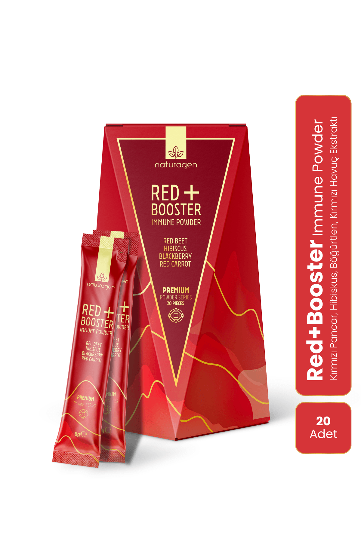 Red Booster Tea Kırmızı Pancarlı Hibiskuslu Bitki Çayı