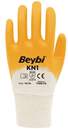 Nitril Sarı Eldiven No:10 Çift