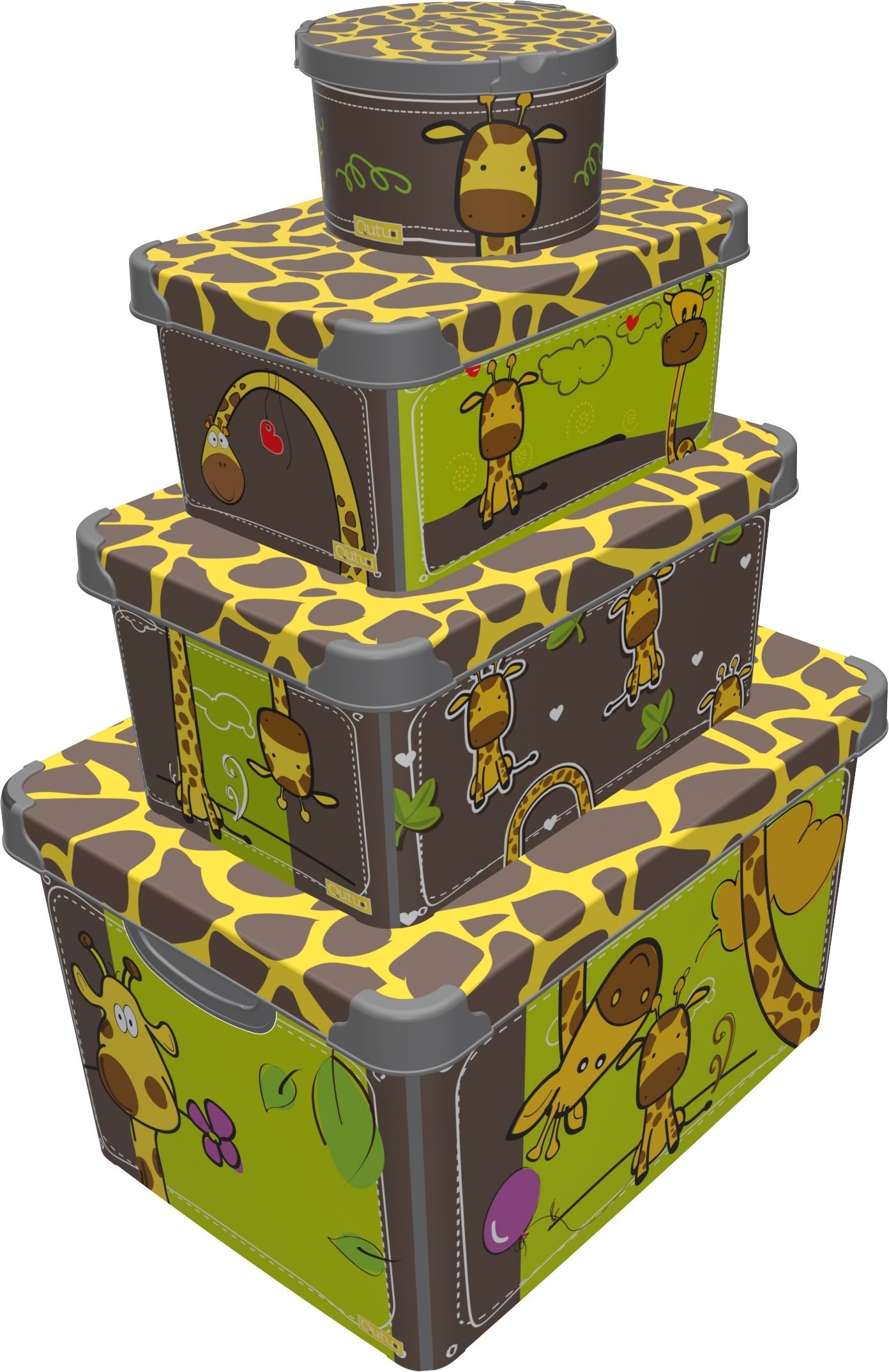 SAKLAMA KUTU SETİ 4LÜ STYLE BOX GIRAFFE