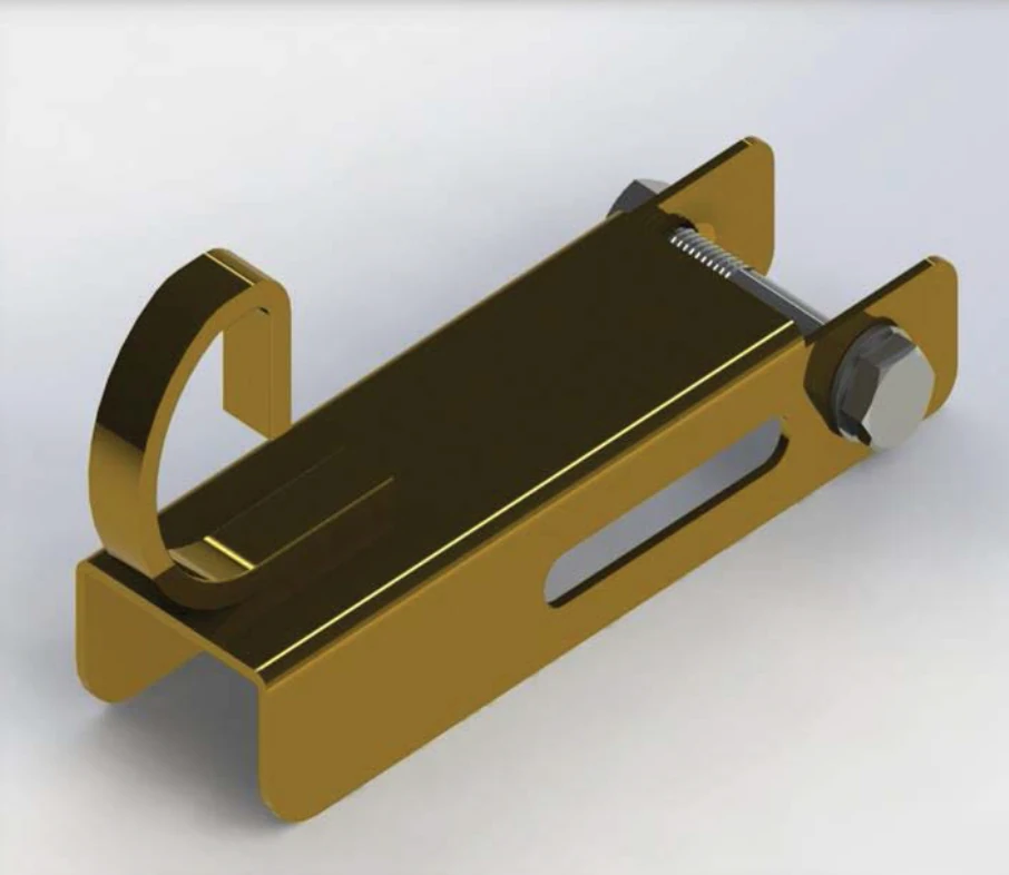 Kızaklı Kapı üstü Mandalı 30x30mm