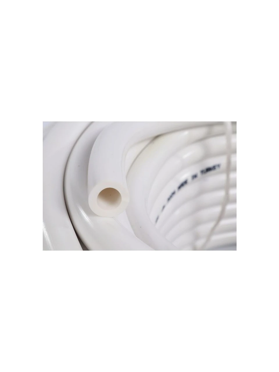 Plastik Beyaz LPG Tüp Gaz Hortumu 8mm x 100 Metre