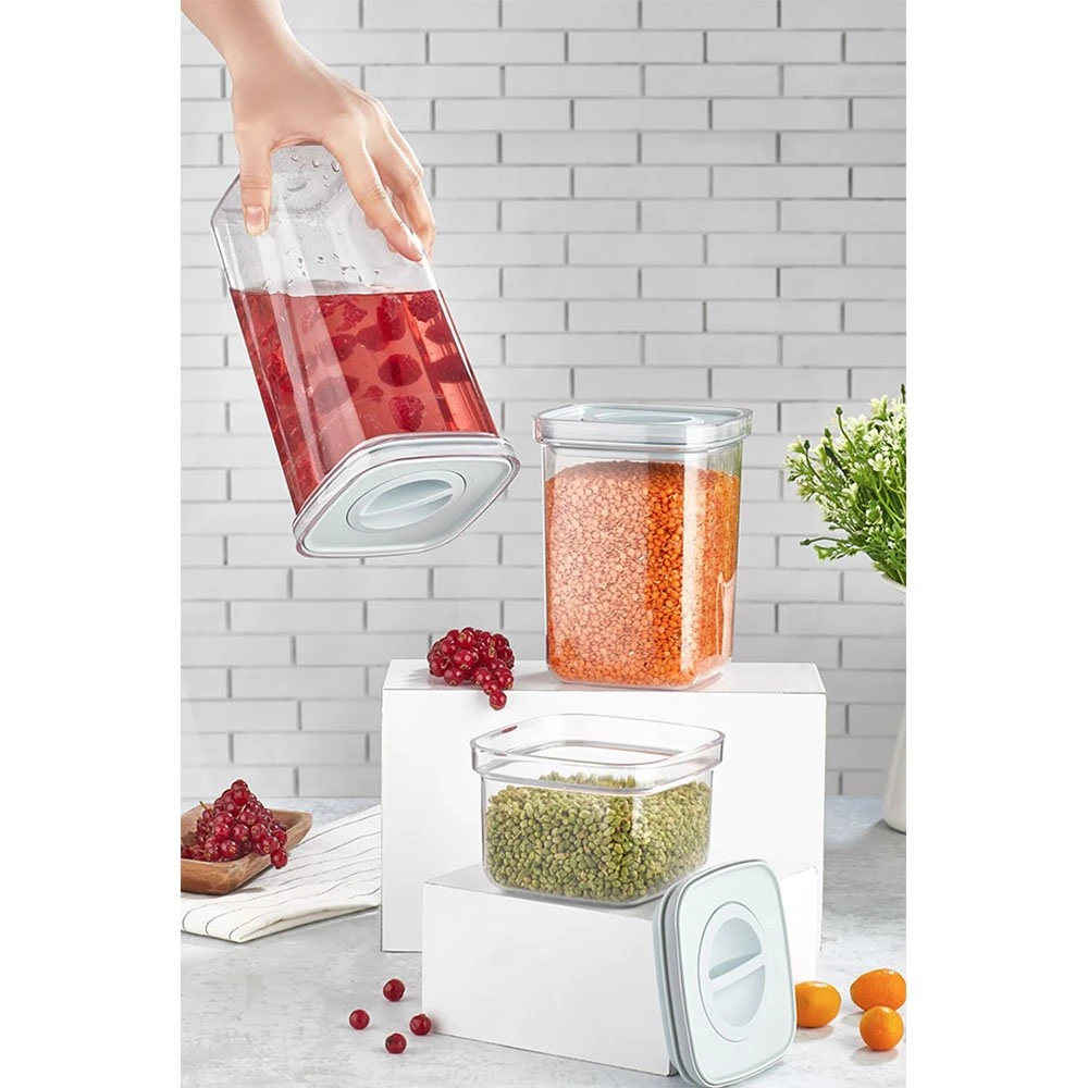 Saklama Kabı Sızdırmaz 3'lü Set Şeffaf 0,50-1,10-1