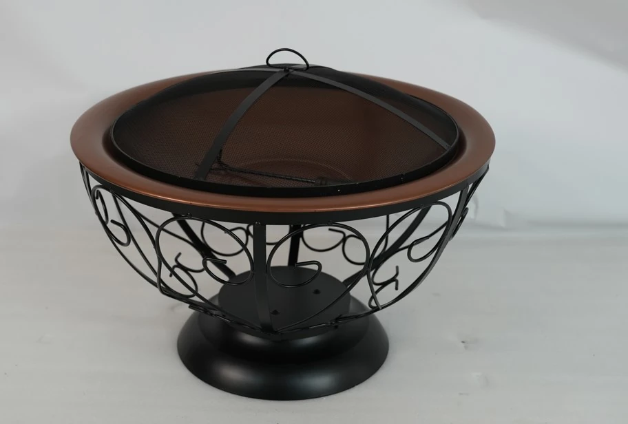 Ateş Çanağı Bakır Siyah  75*75*60cm- WBFP29P-C