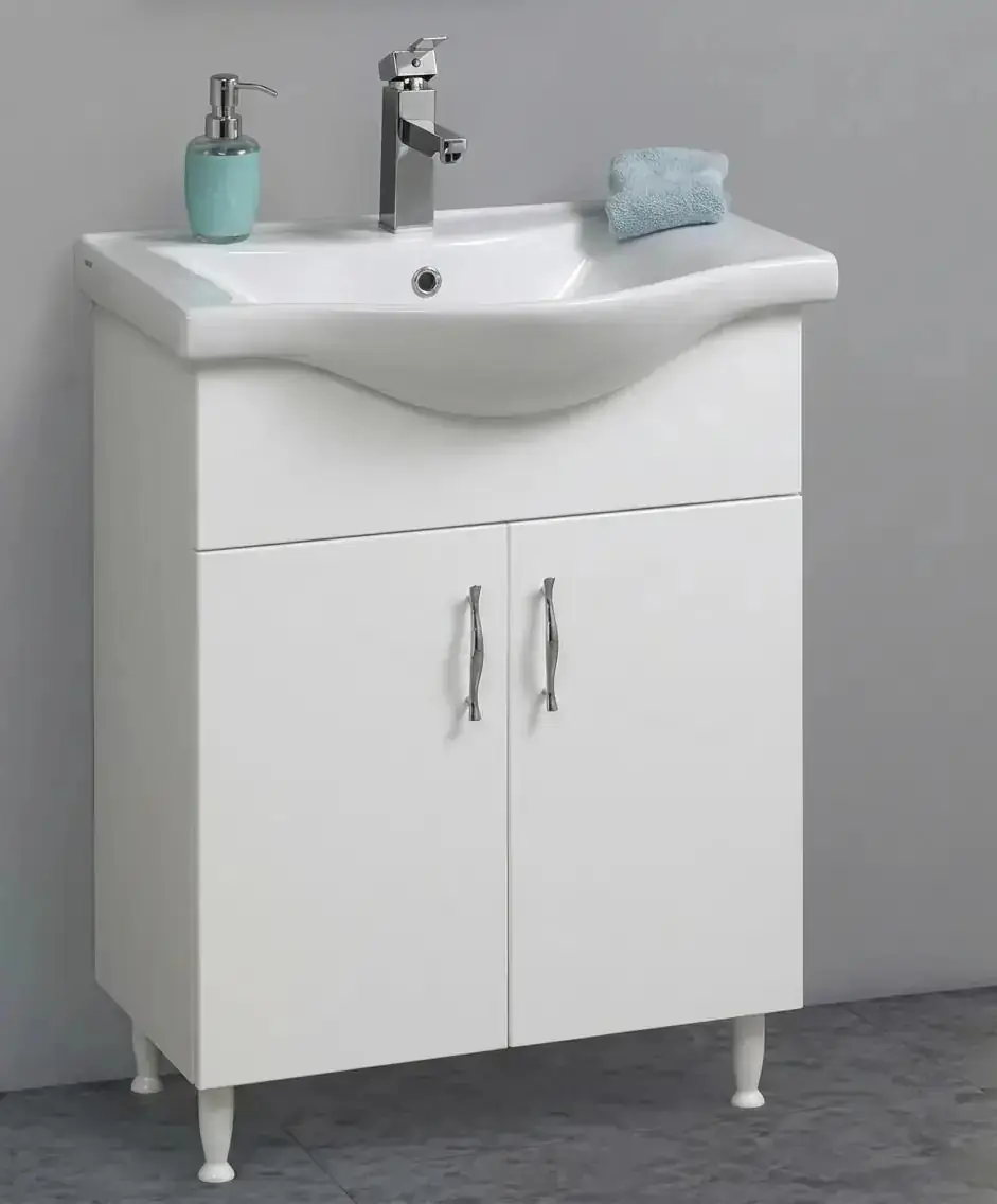 Bathroom Cabinet Classic Lower Module Belly White 65cm