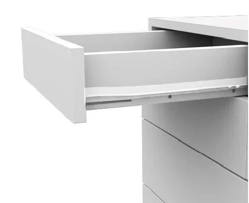 Metal Çekmece Rayı 45cm Beyaz