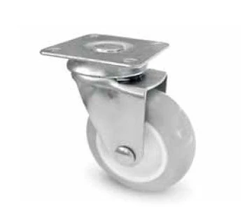 Tekerlek Tablalı Dönerli Gri 50mm