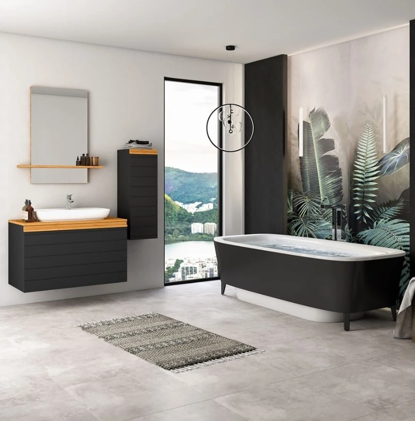 Yer-Duvar Karosu Ares Mat Gri 60x60