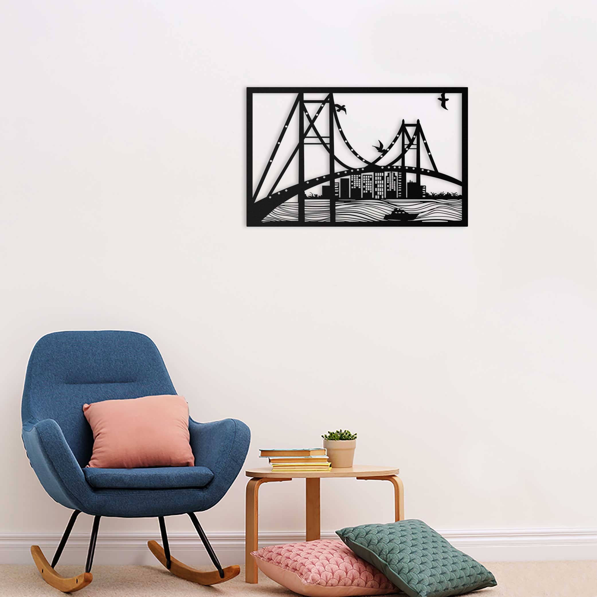 Rumeli Metal Tablo Siyah 45*70cm