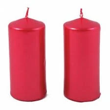 Mum Bar 3.5x8cm 2'li Kırmızı