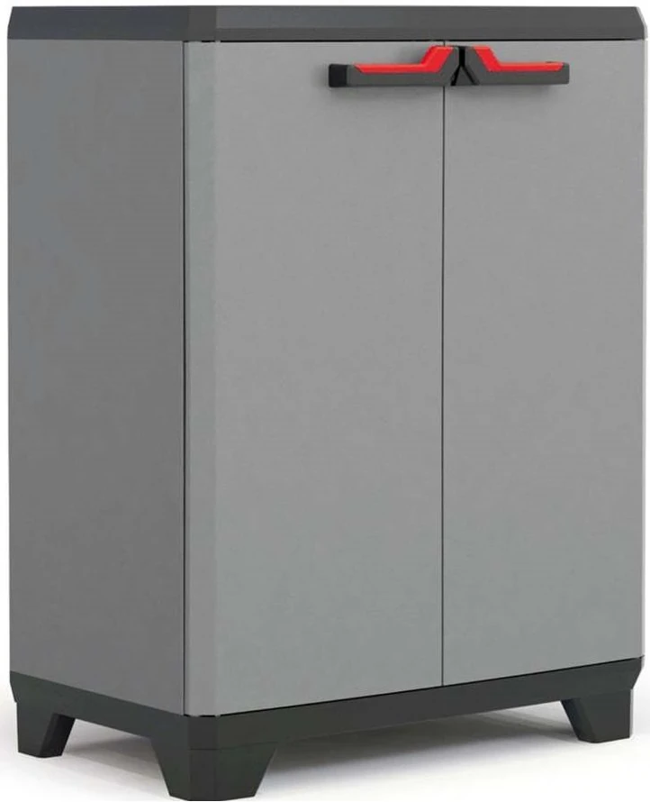 STILO Kısa Dolap K.Gri/Siyah 68*39*90cm