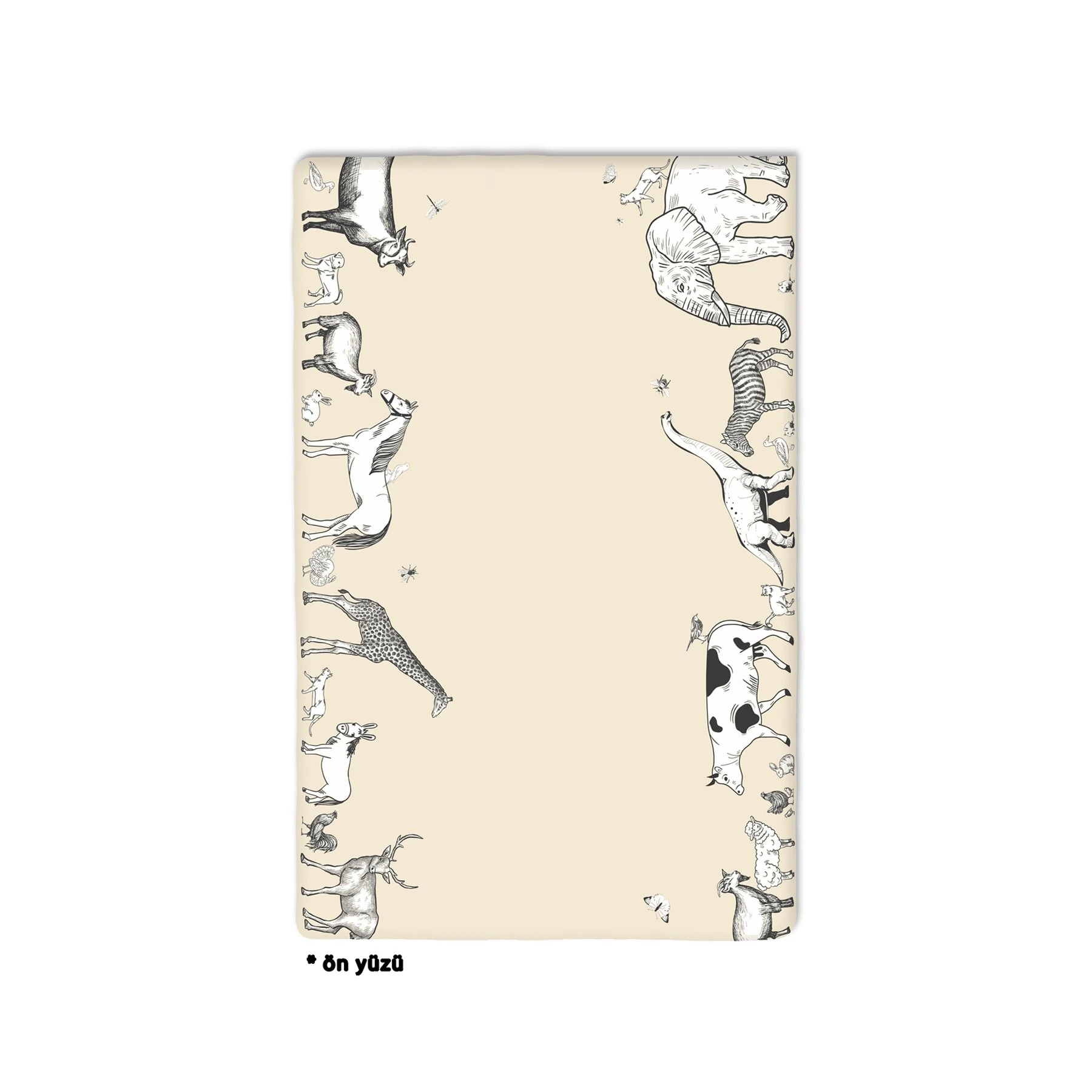 Mat Çocuk Desen Hayvan Güneş 135x190cm