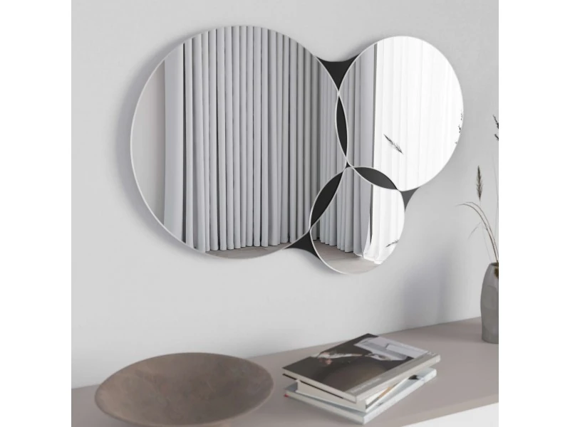 Konsol Masa Aynalı Gora 110 Açık Mocha-Beyaz 110*9