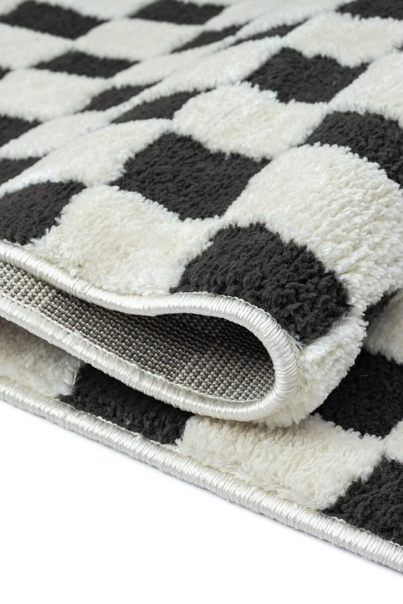 Jung Halı Krem Dama Desen 80x150