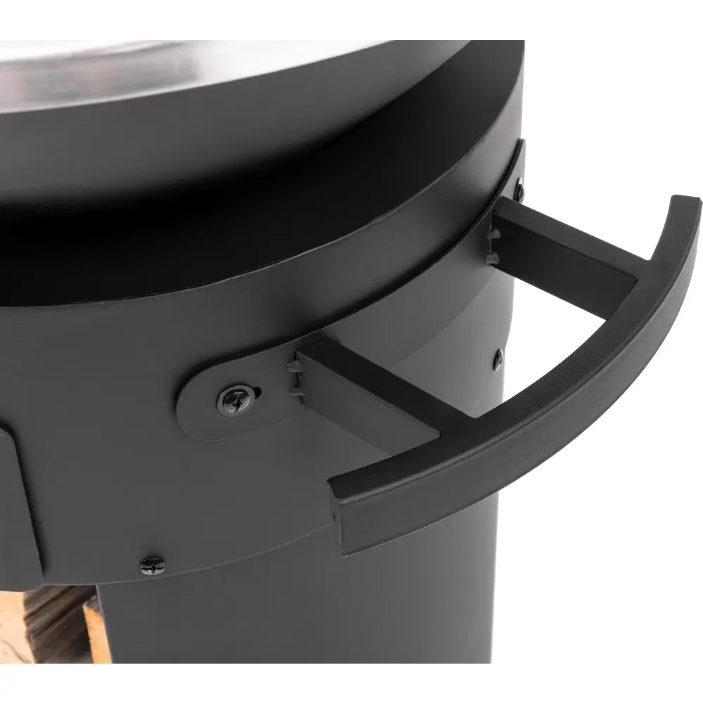 Ateş Çanağı Yüksek Siyah + Pişirme Teli 59*59*78 c