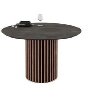 Masa Olympus Cosmos Gri Mermer Desen  110*76cm